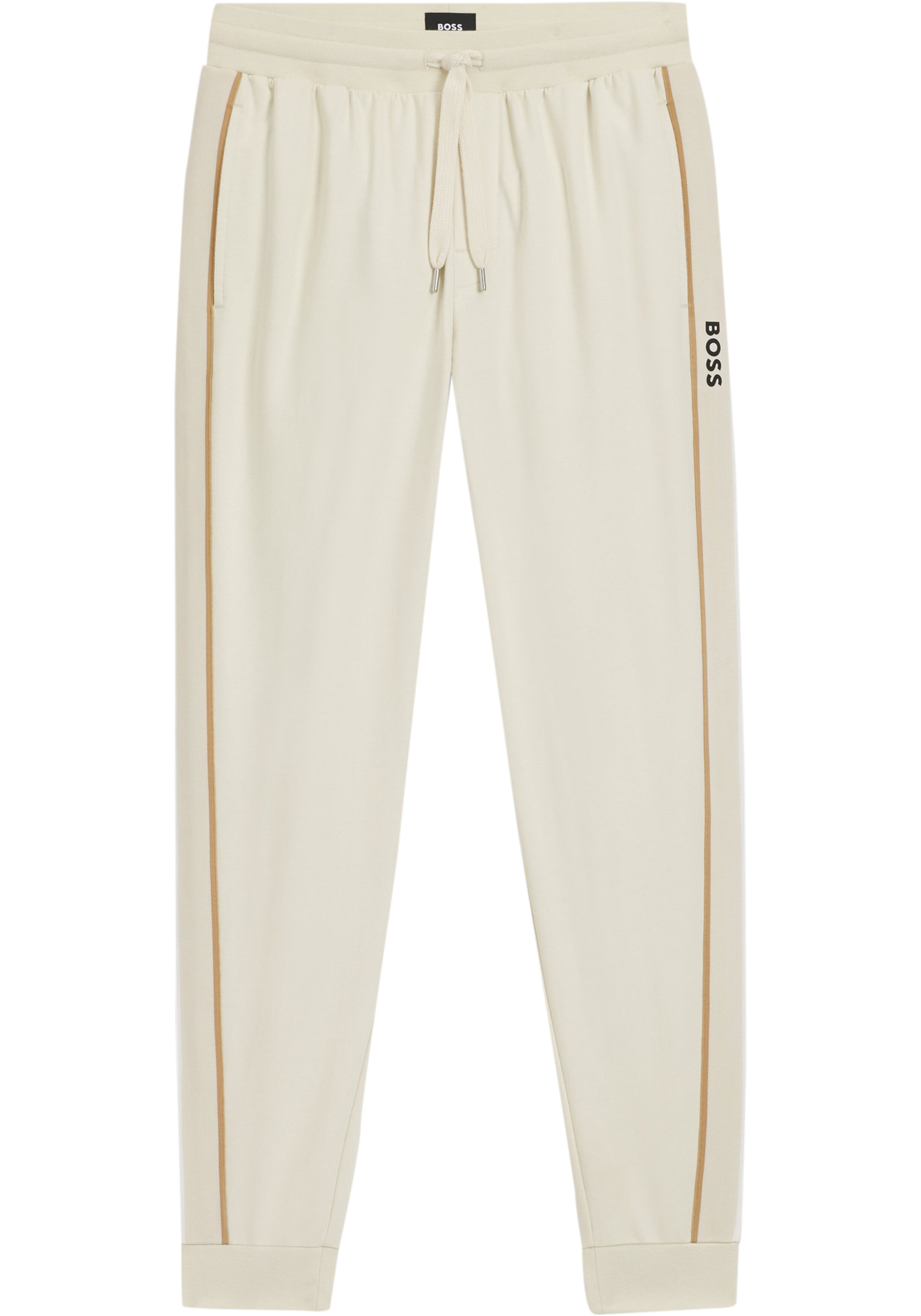 BOSS Iconic Pants, heren pyjama- of loungebroek, wit
