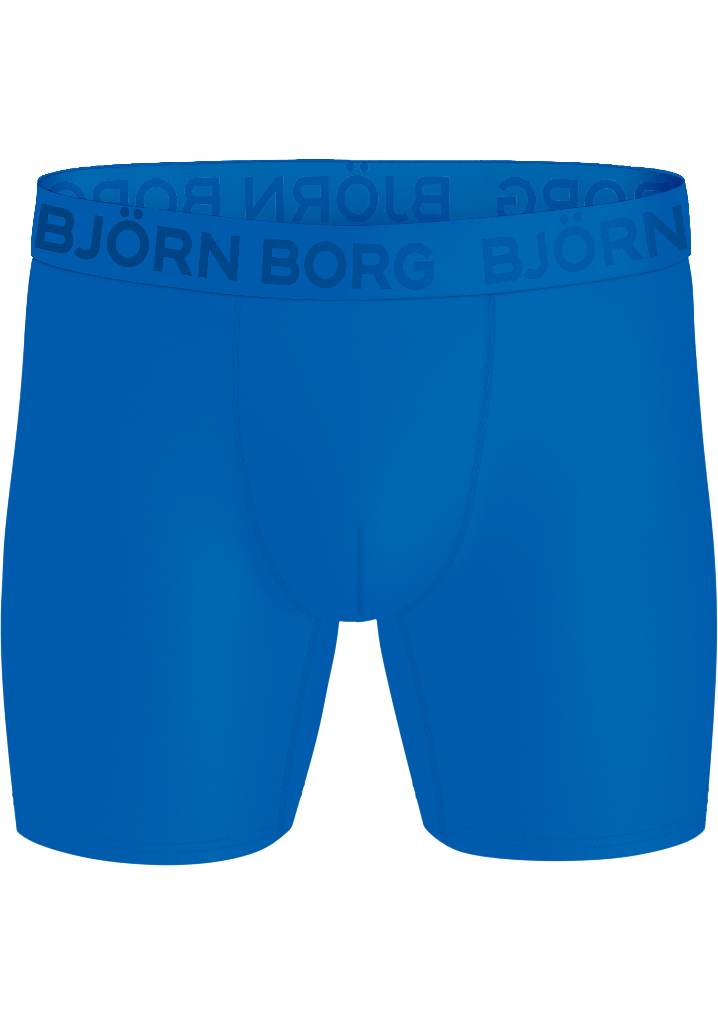 Bjorn Borg Sports Microfiber boxers, microfiber heren boxers lange pijpen (3-pack), blauw, groen, groen