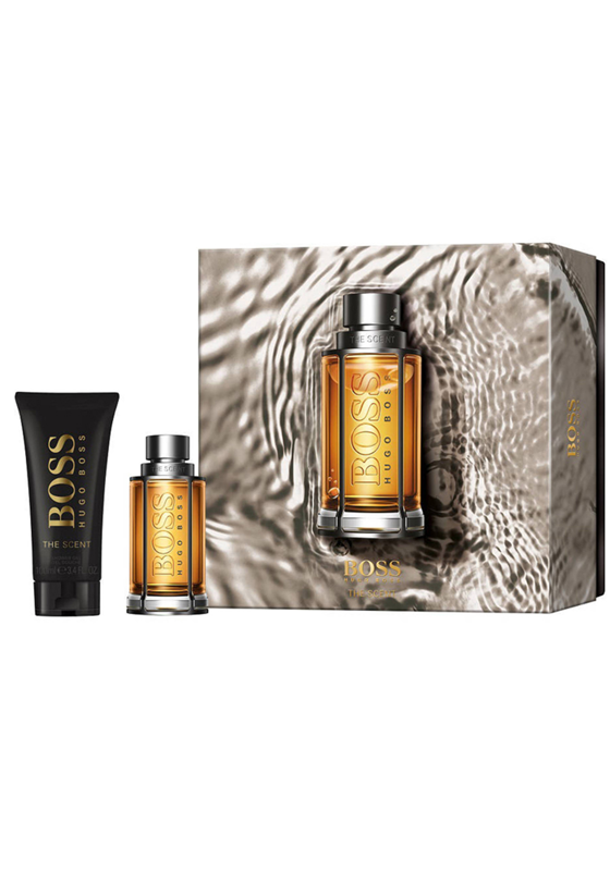 Heren cadeauset: HUGO BOSS The Scent Eau de Toilette 50ml + douchegel 100ml Heren cadeauset: HUGO BOSS The Scent Eau de Toilette 50ml + douchegel 100ml