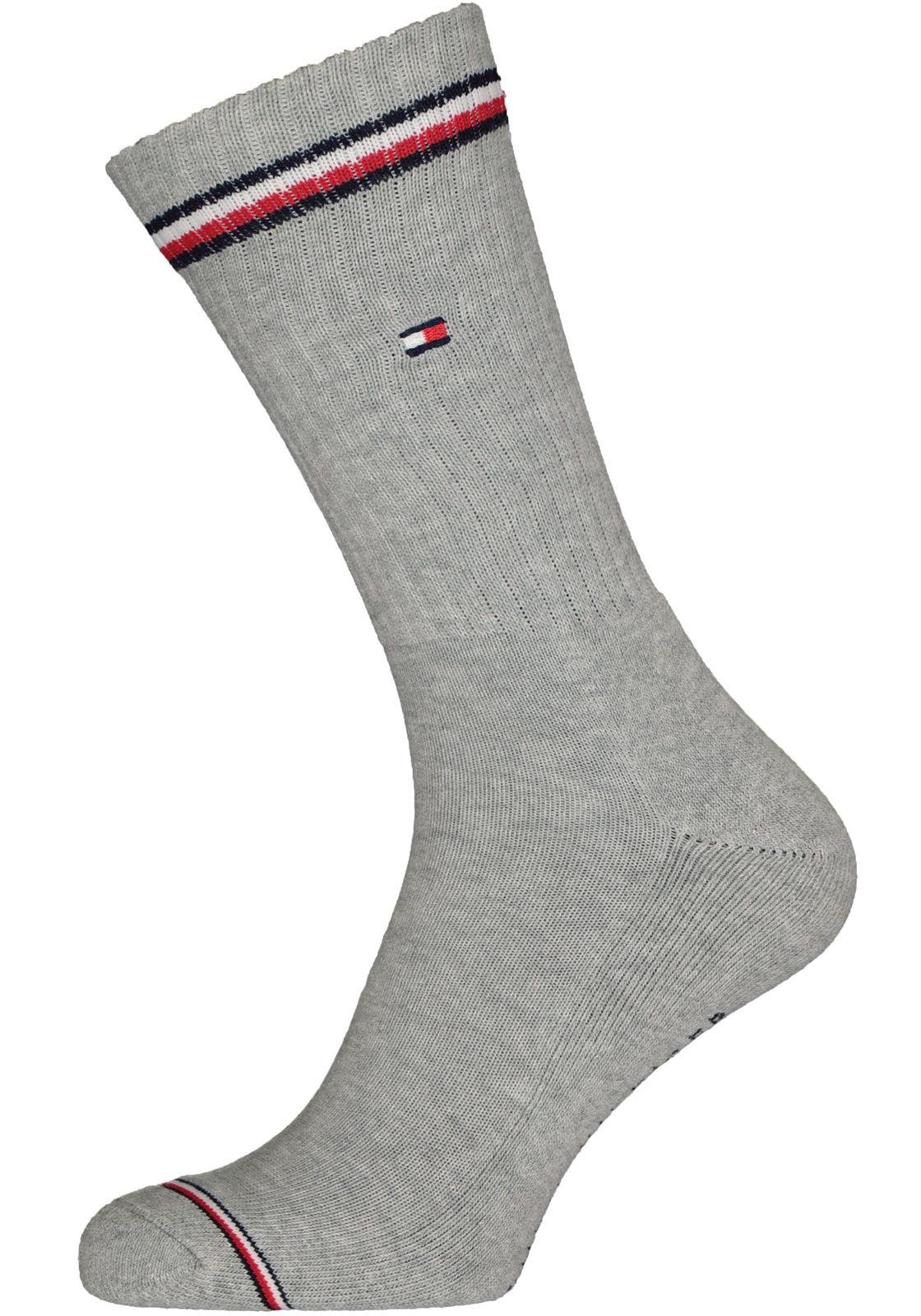 1-8718824976655-tommy_hilfiger-sokken-2p_HR Tommy Hilfiger Iconic Sport Socks (2-pack), heren sportsokken katoen, grijs