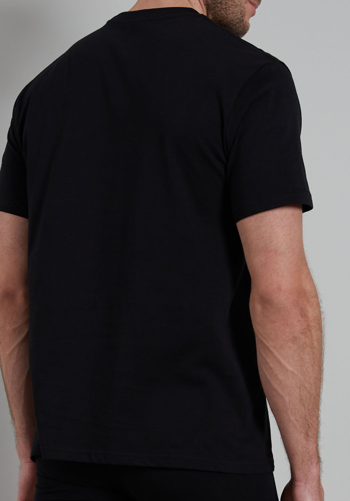 Gotzburg heren T-shirts regular fit O-hals (2-pack), zwart Gotzburg heren T-shirts regular fit O-hals (2-pack), zwart
