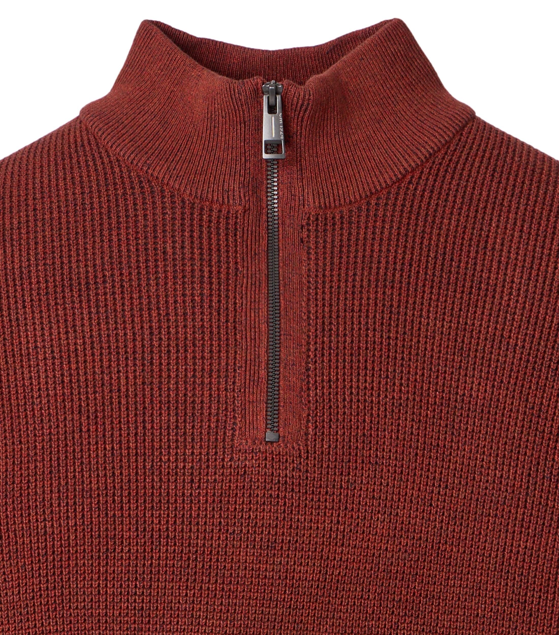 CASA MODA comfort fit schipperstrui, rood, donkerblauw, wit