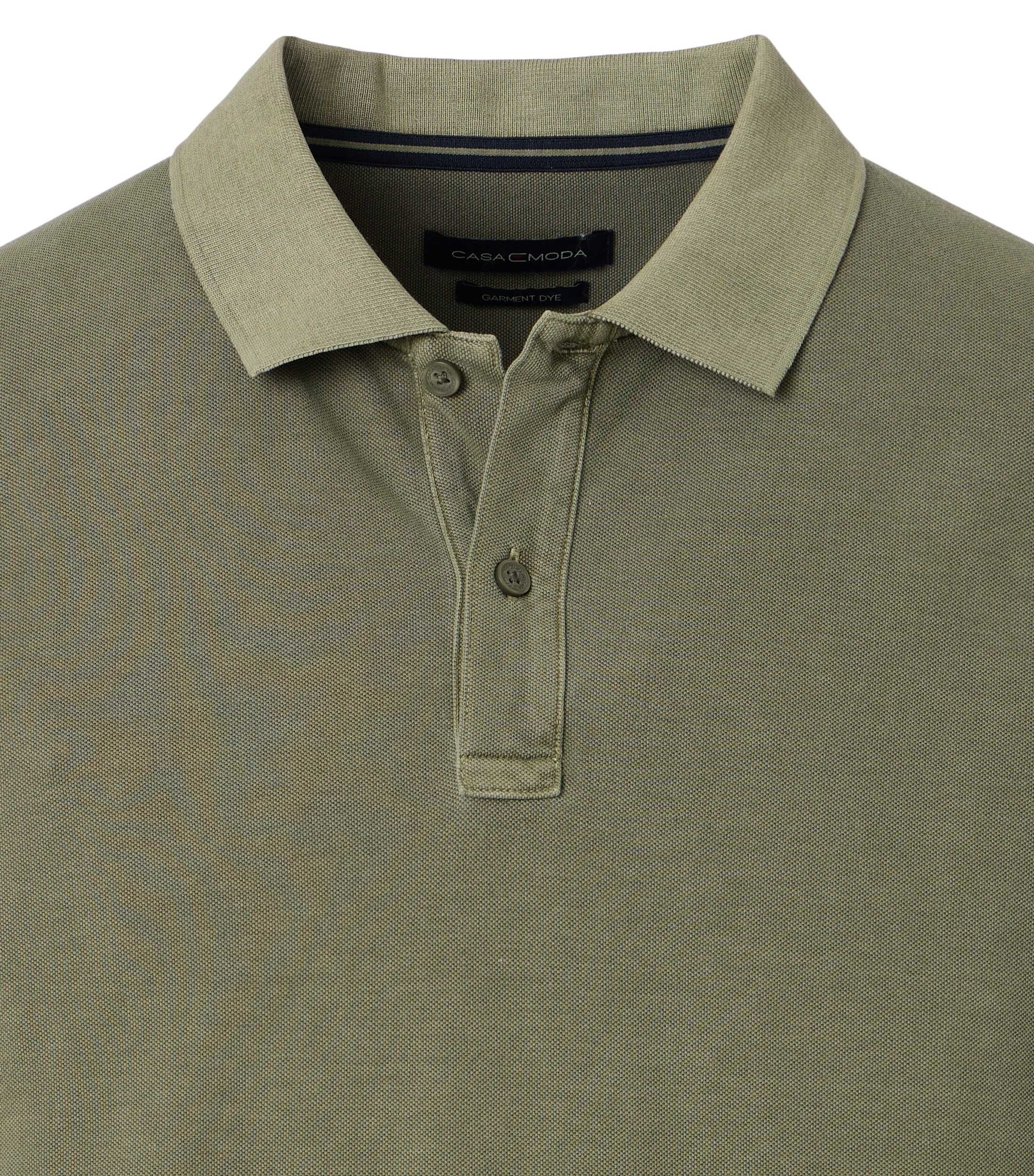 CASA MODA comfort fit heren polo, groen