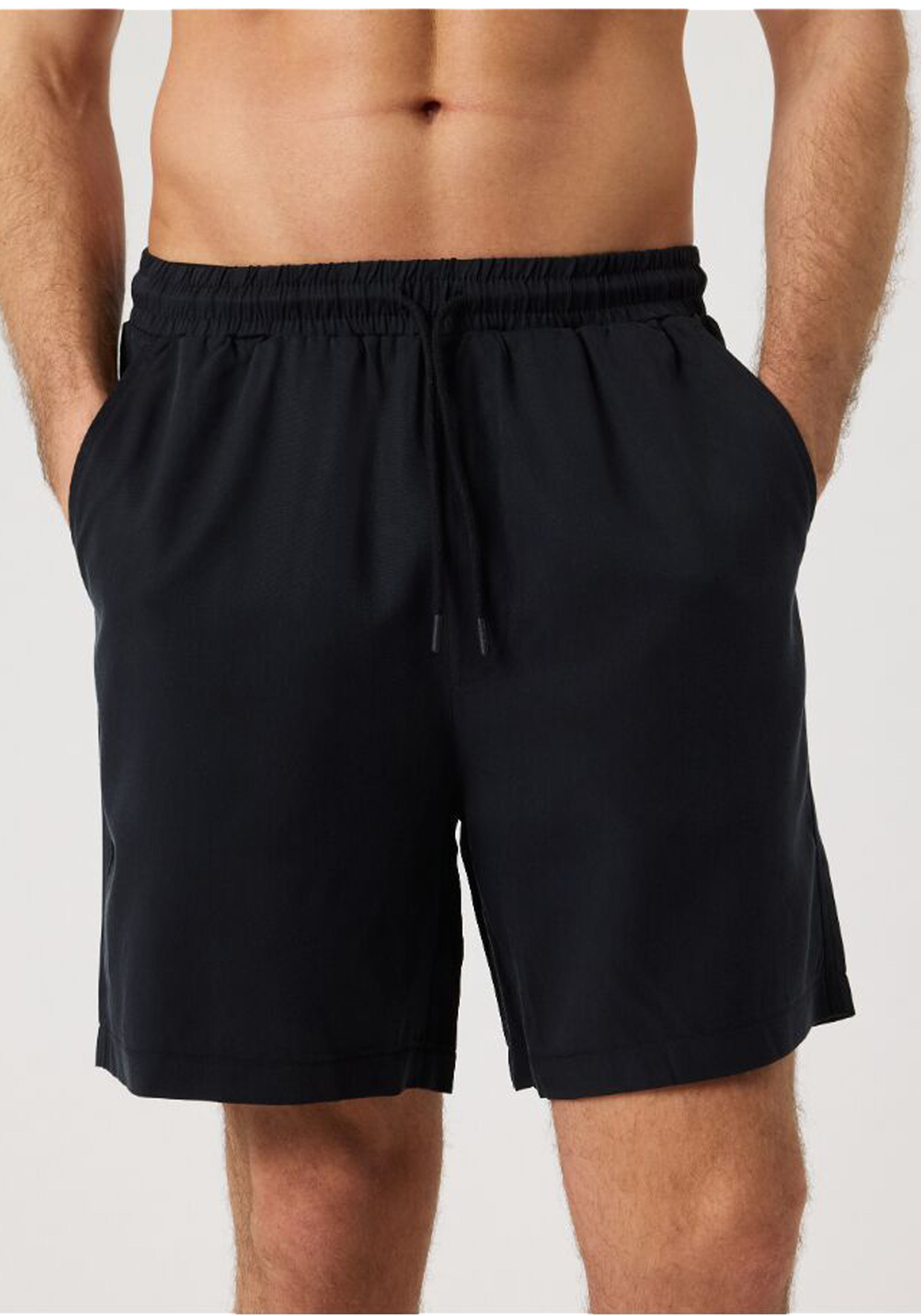 Bjorn Borg Lyocell Resort Shorts, heren korte broek, zwart
