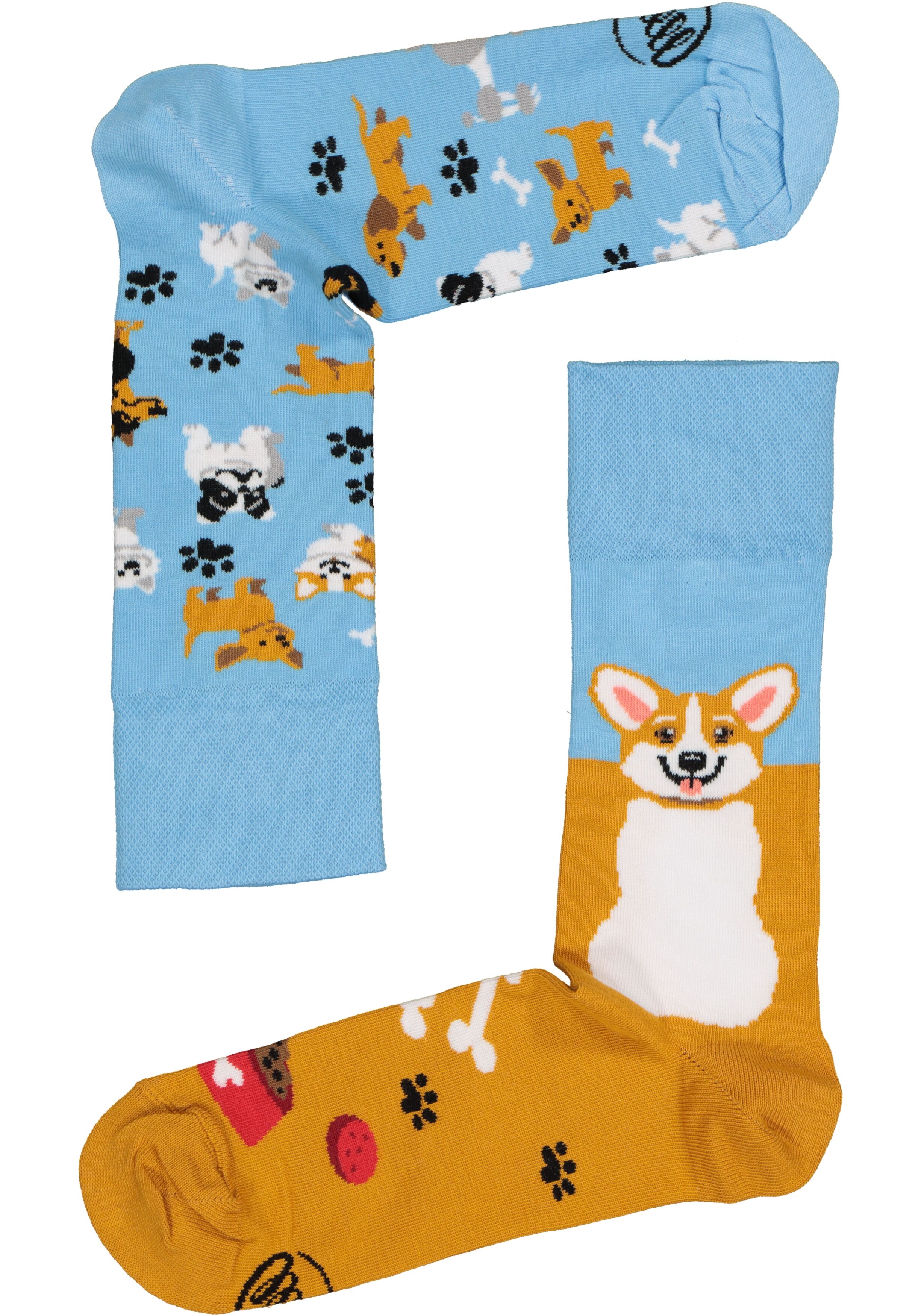 Many Mornings unisex sokken Playful Dog