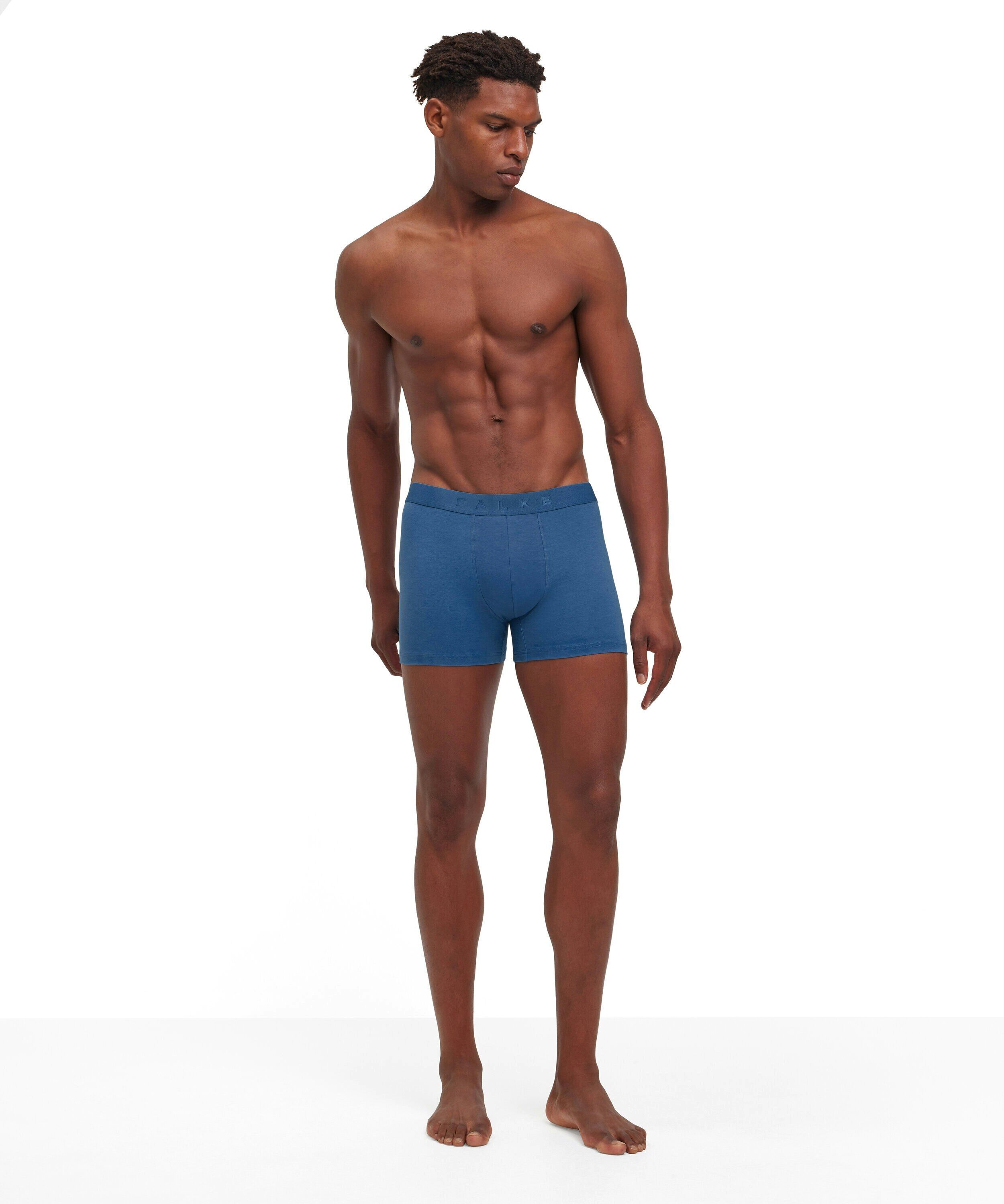 FALKE 2-pack heren boxer Daily Comfort, boxers normale lengte, kobalt en zwart