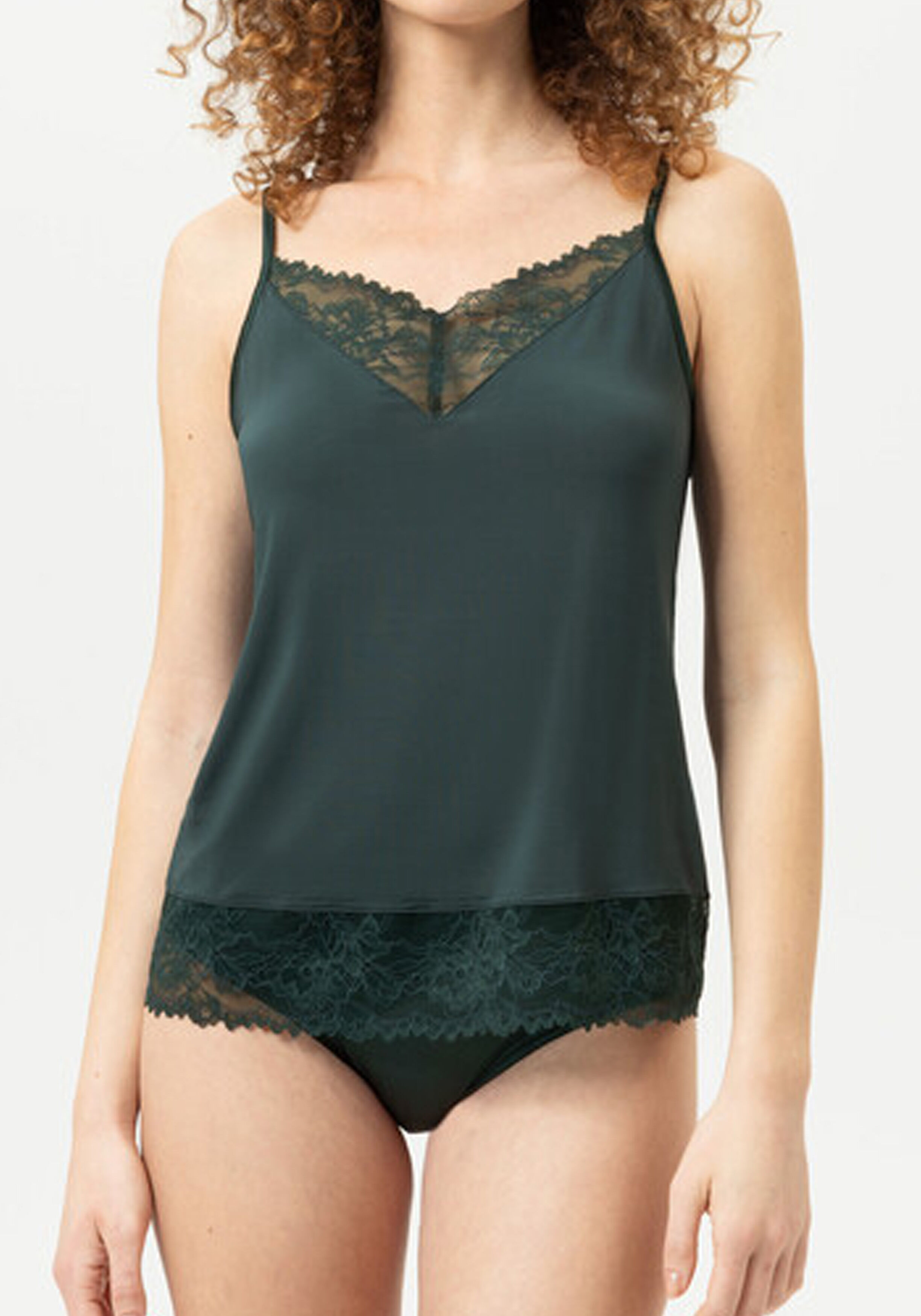 Mey dames camisole Poetry Style, hemdje, donkergroen