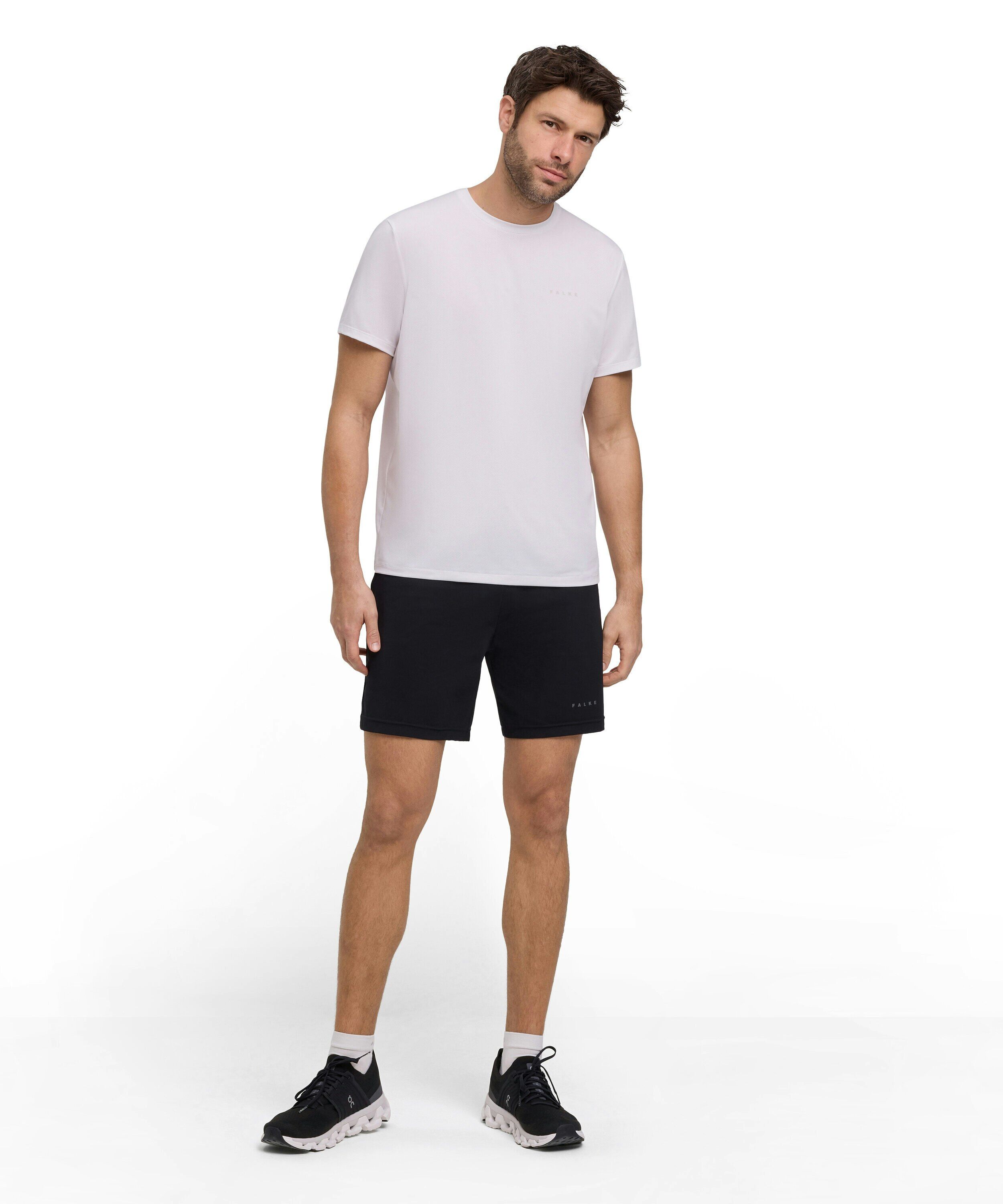 FALKE heren training T-shirt, wit (white)