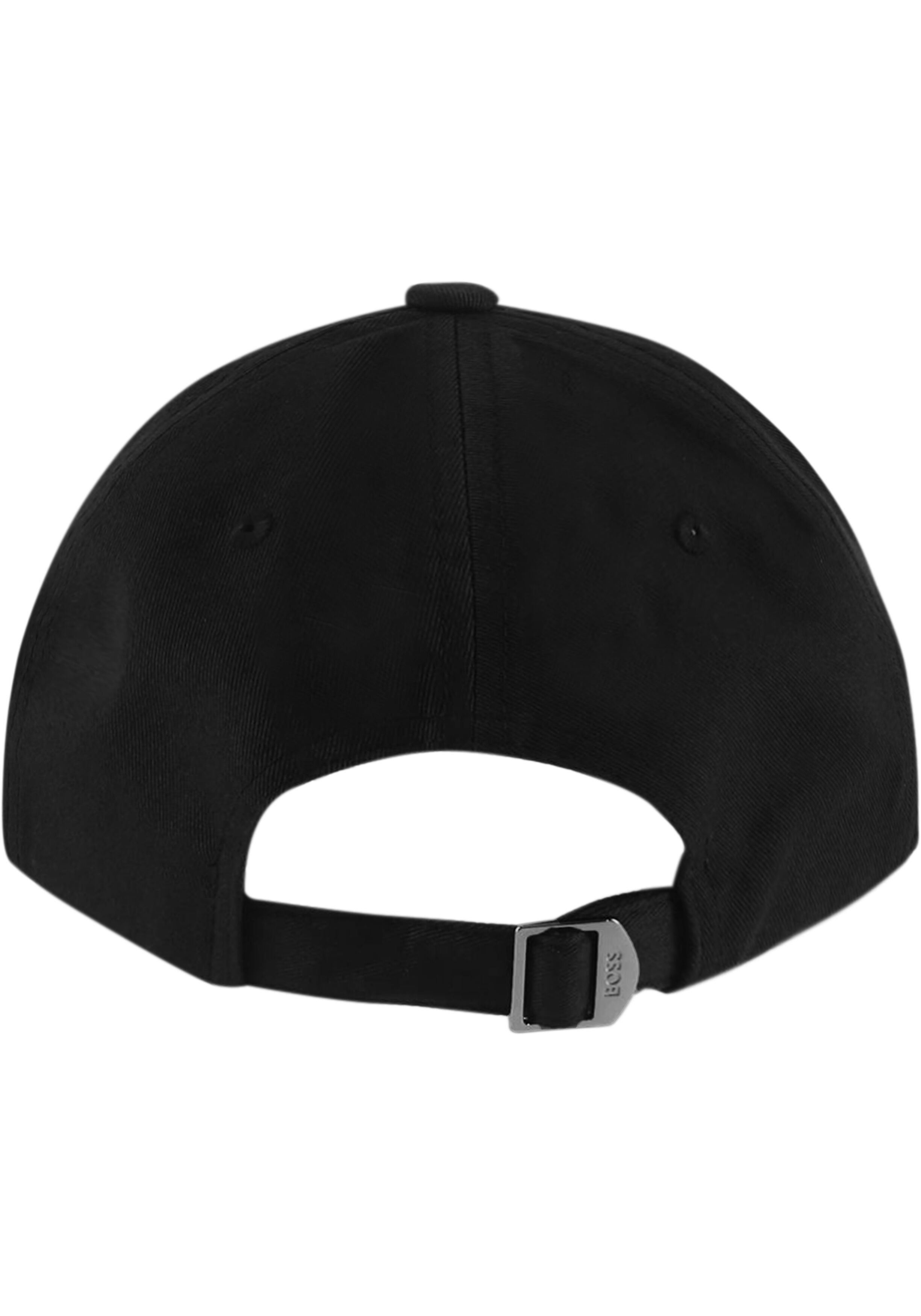 BOSS logo patch pet, zwart