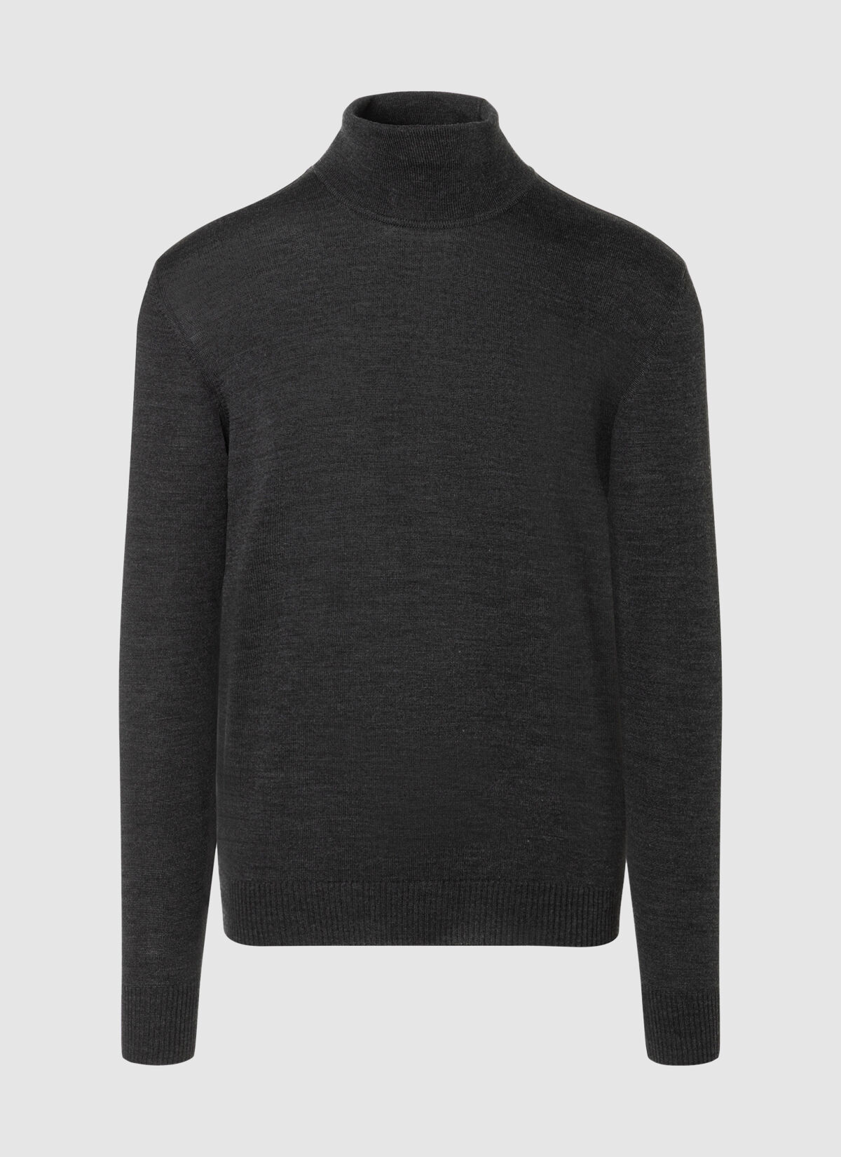 MAERZ Classic Fit heren coltrui wol, antraciet grijs