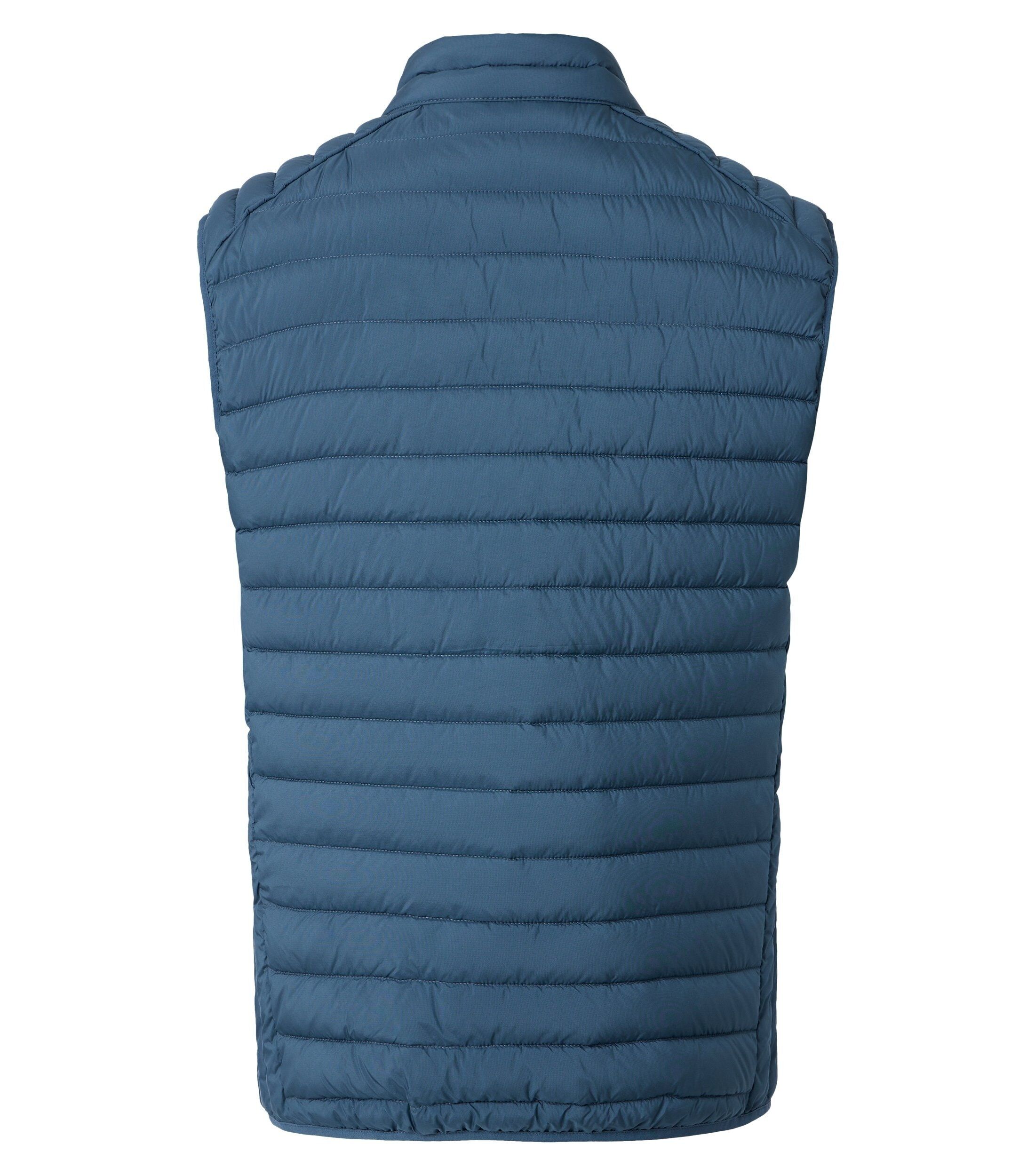 CASA MODA comfort fit bodywarmer, blauw, wit, grijs