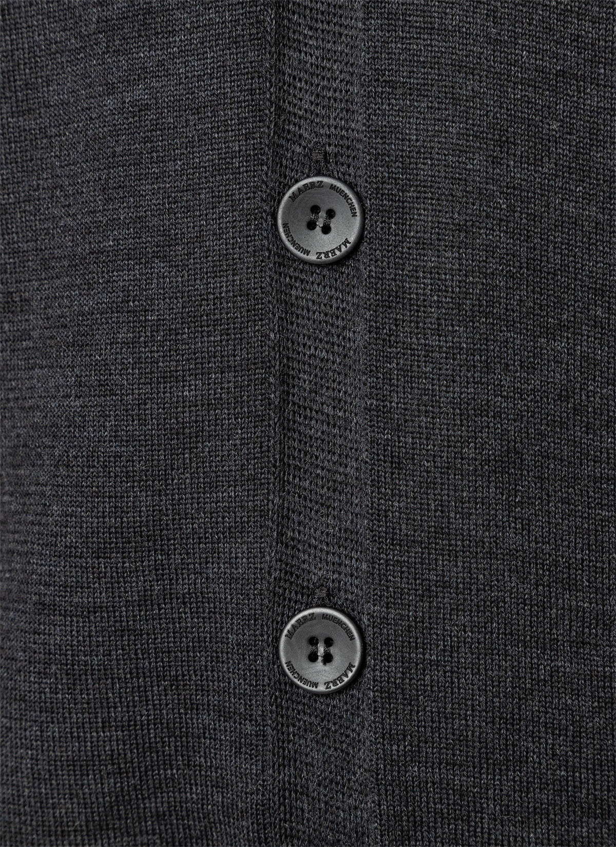 MAERZ Regular Fit heren vest wol, antraciet grijs