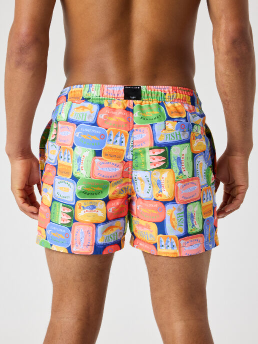 Bjorn Borg Print Swim Shorts, heren zwembroek, meerkleurige print