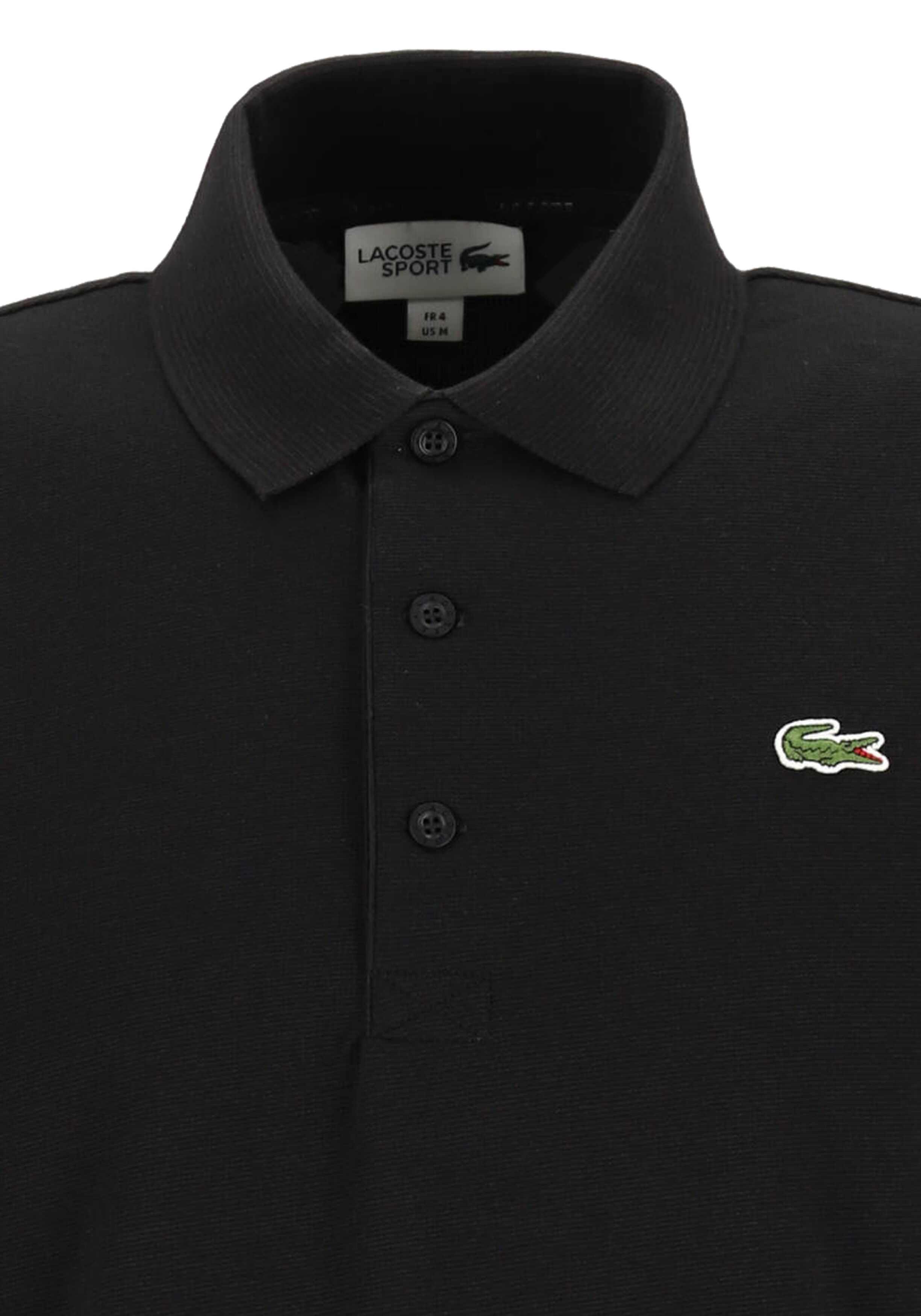 Lacoste Sport polo regular fit stretch, zwart