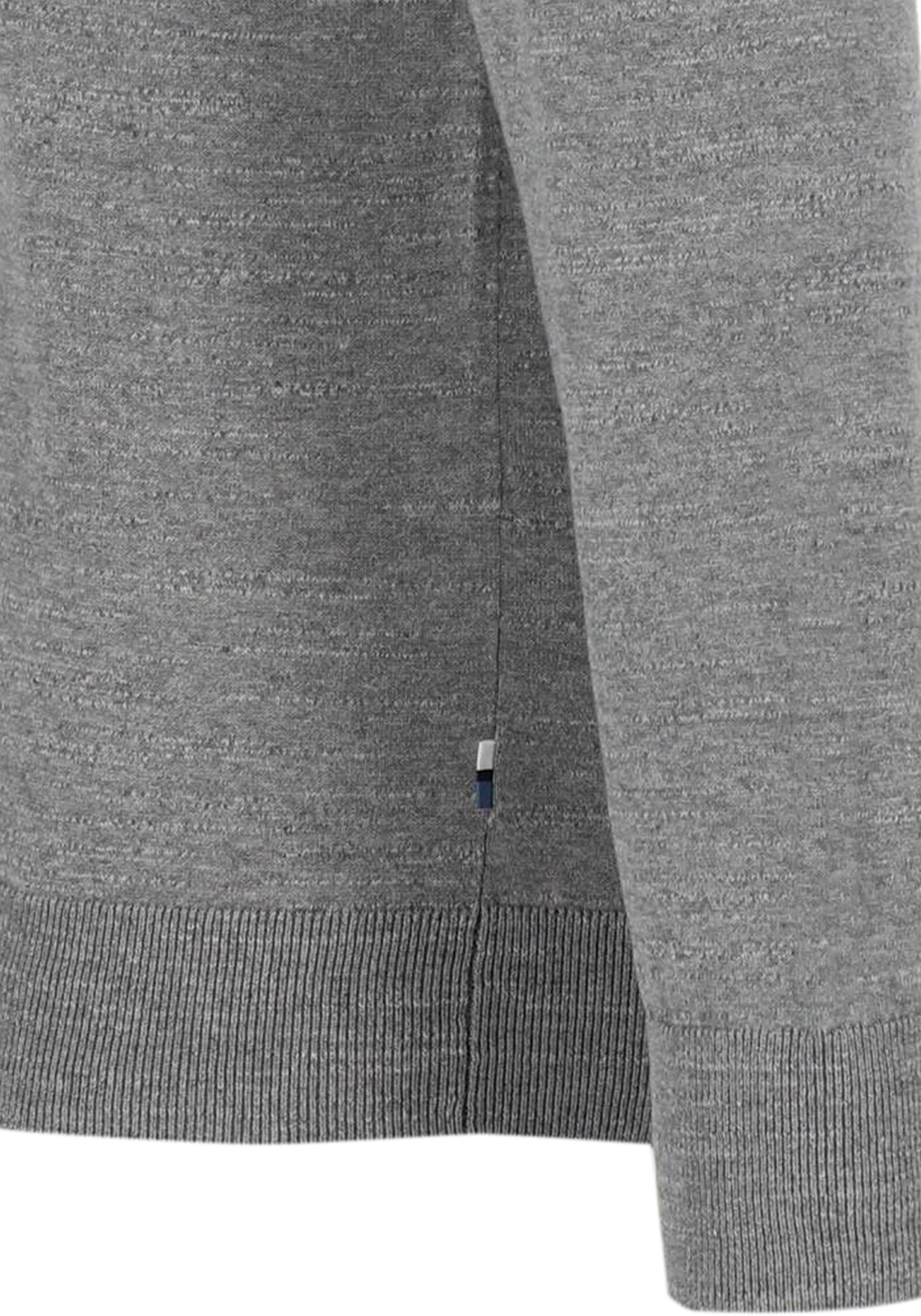 OLYMP modern fit trui katoen, turtleneck, zilvergrijs melange OLYMP modern fit trui katoen, turtleneck, zilvergrijs melange