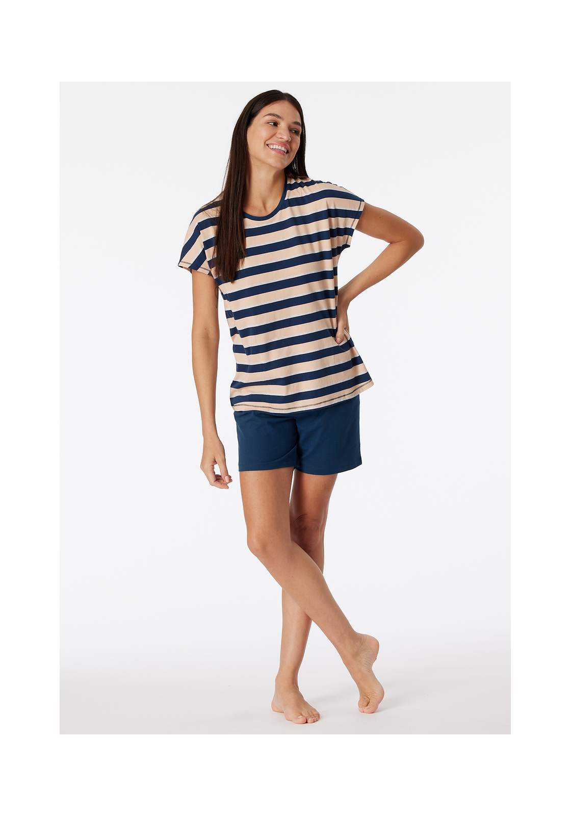 image_8_181253-904_4_1280x1280 SCHIESSER Casual Essentials pyjamaset, dames pyjama short veelkleurig