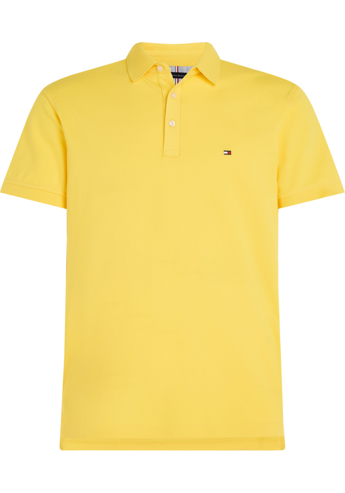 image_2_MW0MW17771ZGR_F_C4401wid2000amphei2000ampop_usm1710 Tommy Hilfiger 1985 Slim Polo, heren poloshirt, geel