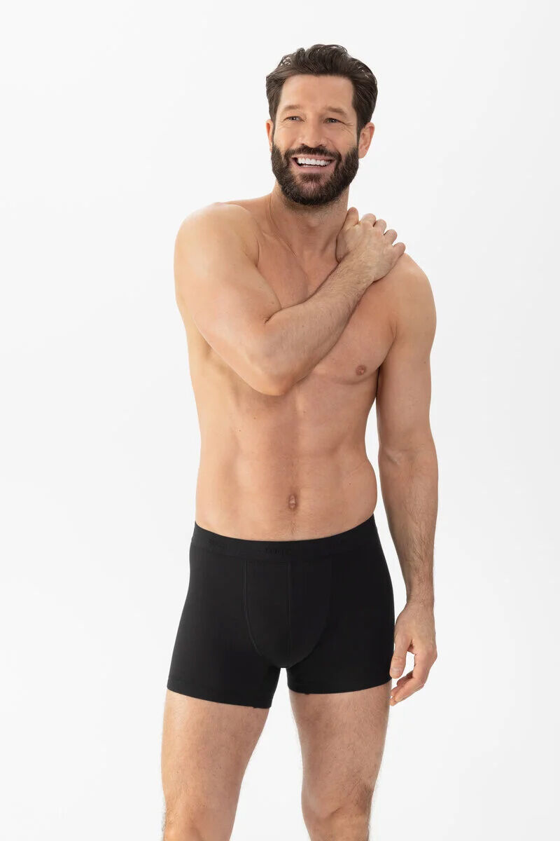 Mey heren trunk shorty Comfort Cotton, trunk boxers kort, zwart
