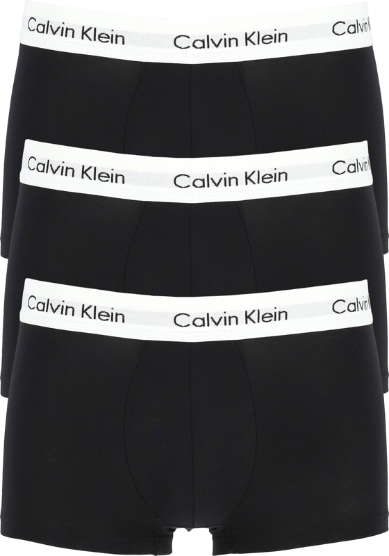 Calvin Klein low rise trunks (3-pack), lage heren boxers kort, zwart Calvin Klein low rise trunks (3-pack), lage heren boxers kort, zwart