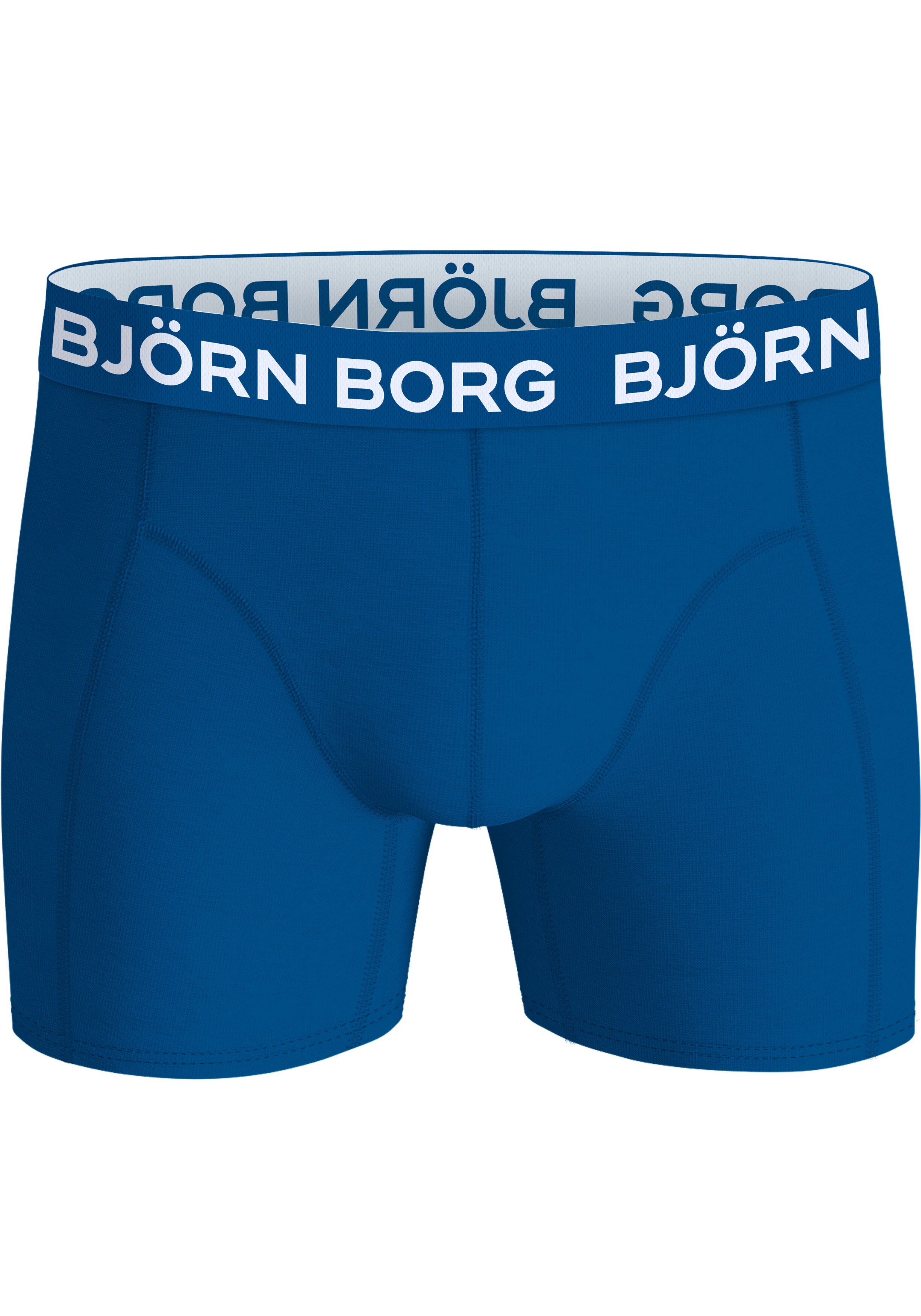 Bjorn Borg Cotton Stretch boxers, heren boxers normale lengte (3-pack), kobalt, middengroen en donkergroen