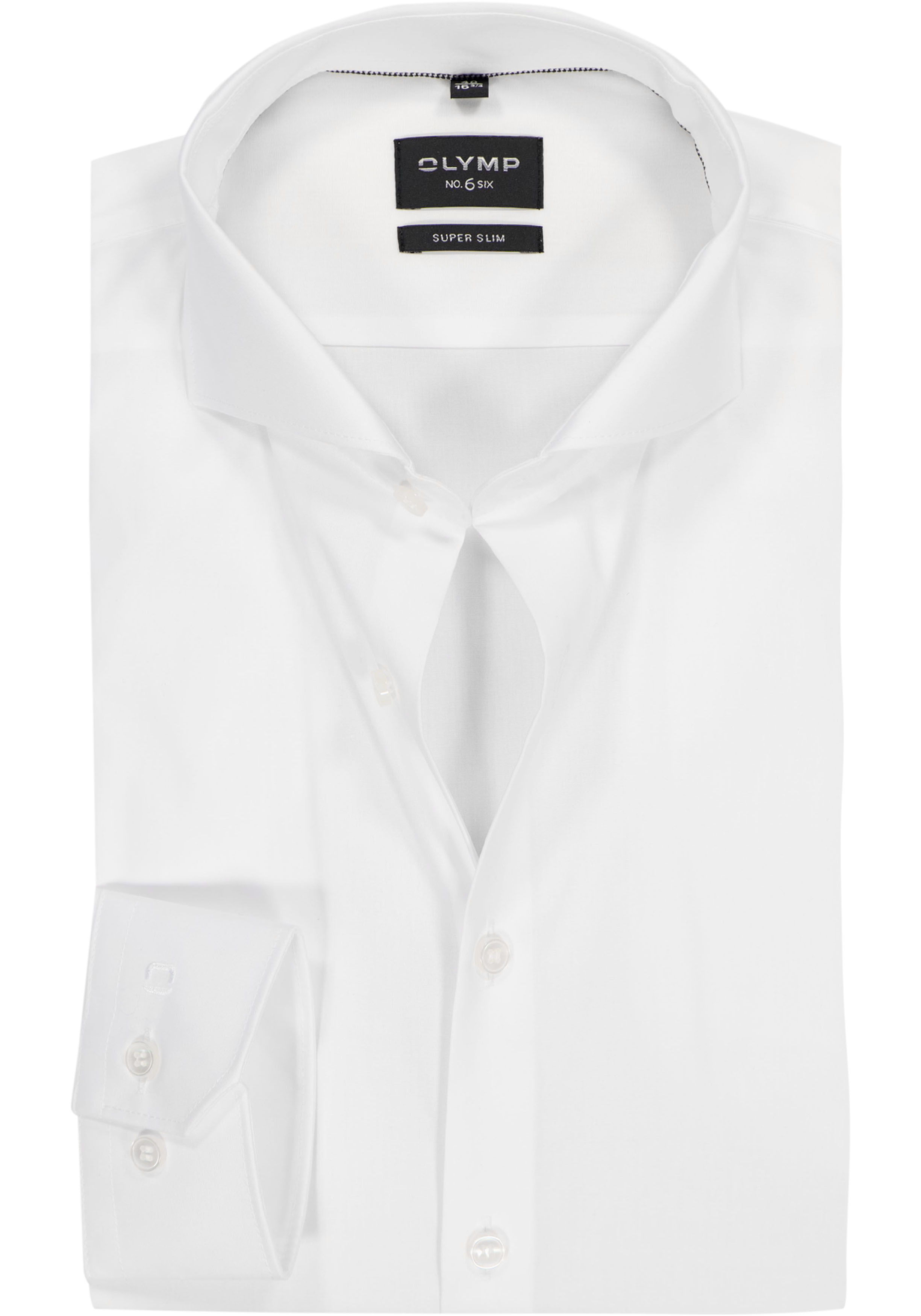 OLYMP No. Six super slim fit overhemd, wit  