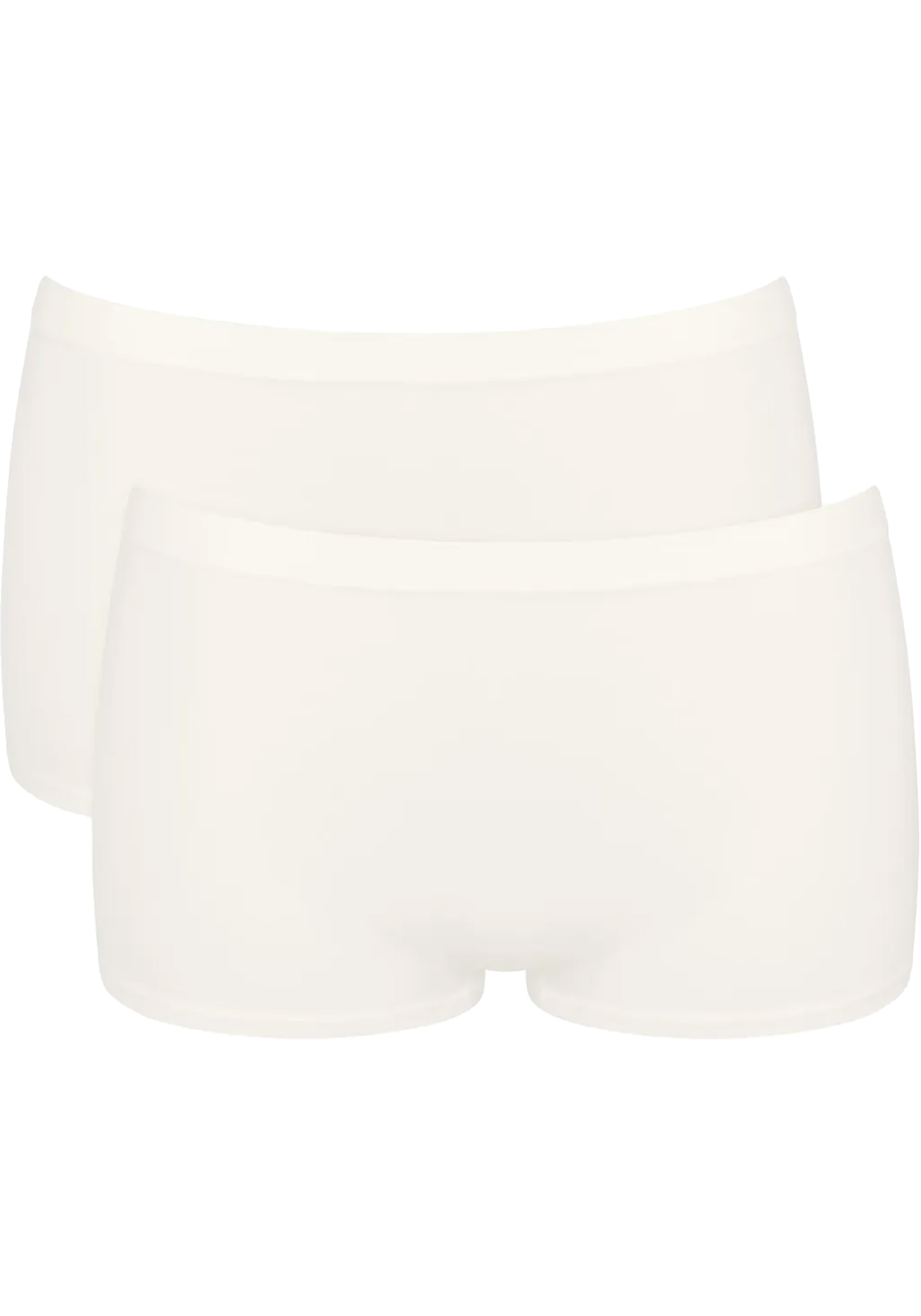 Sloggi Women GO Sense Short (2-pack), dames boxer, wit