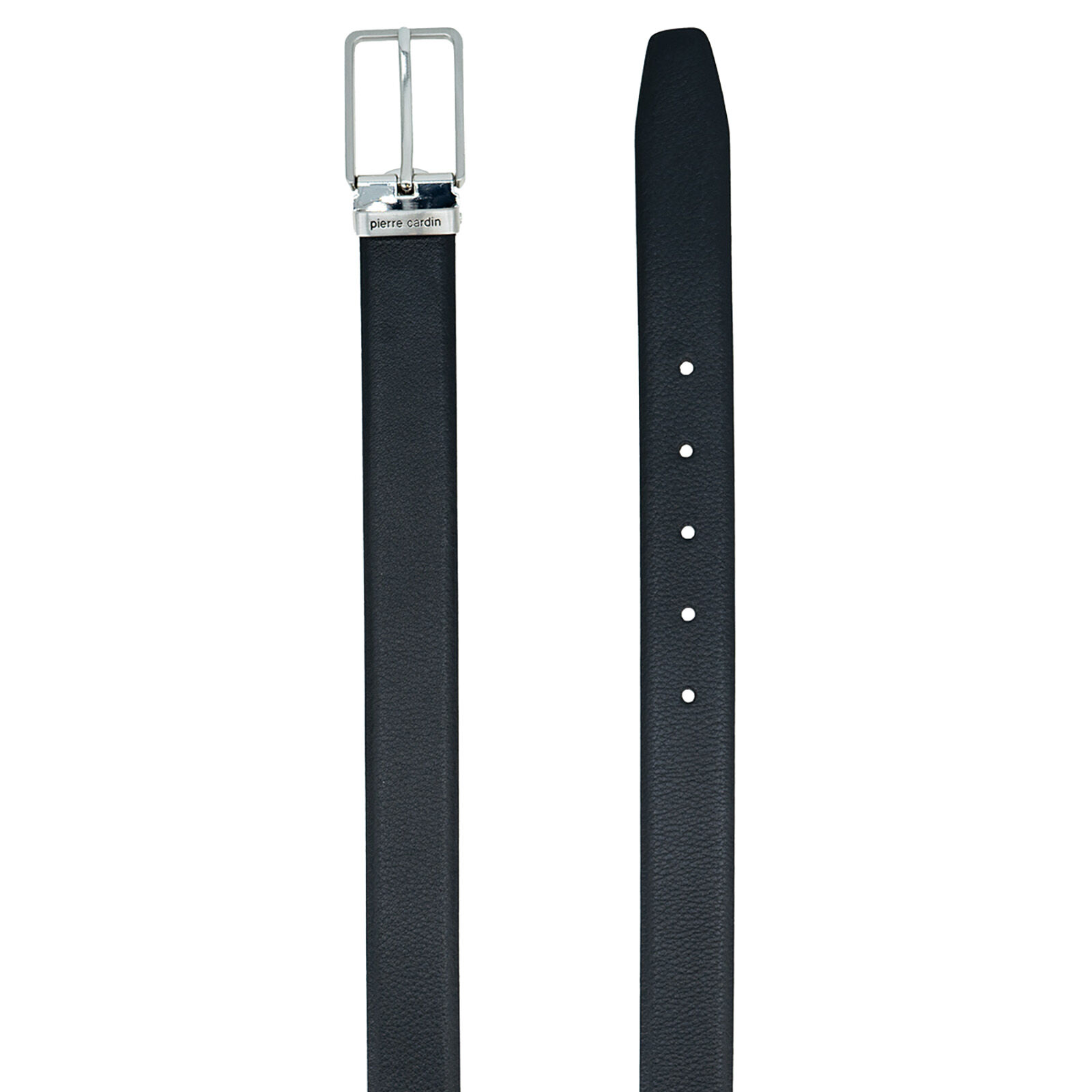 PIERRE CARDIN leren heren riem, zwart