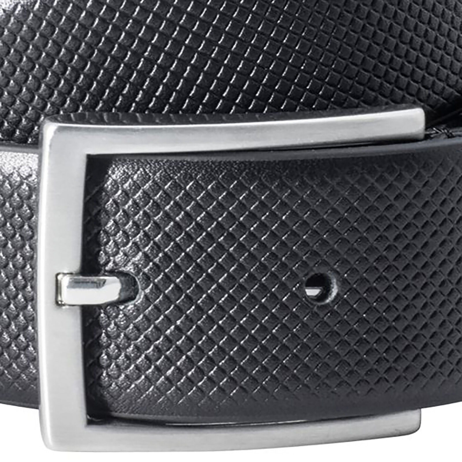 LINDENMANN leren heren riem, zwart