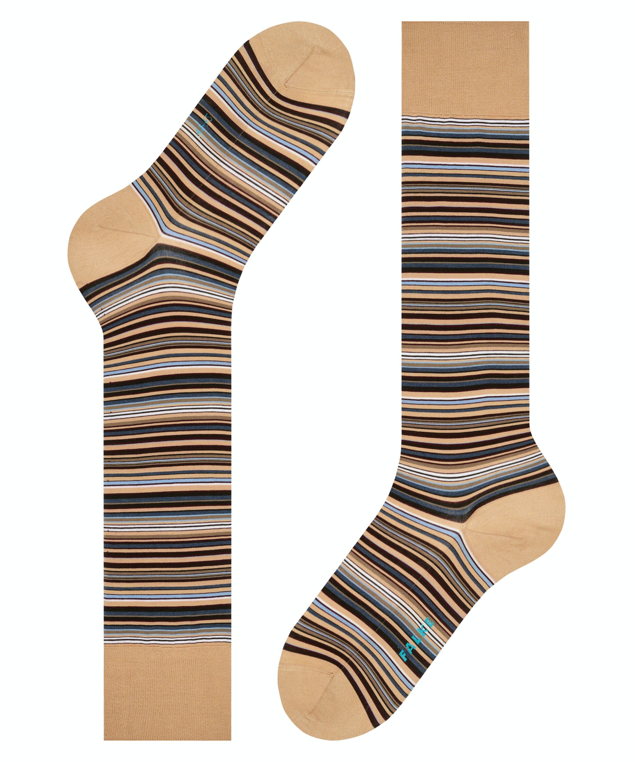 FALKE Microblock heren kniekousen, beige (country)