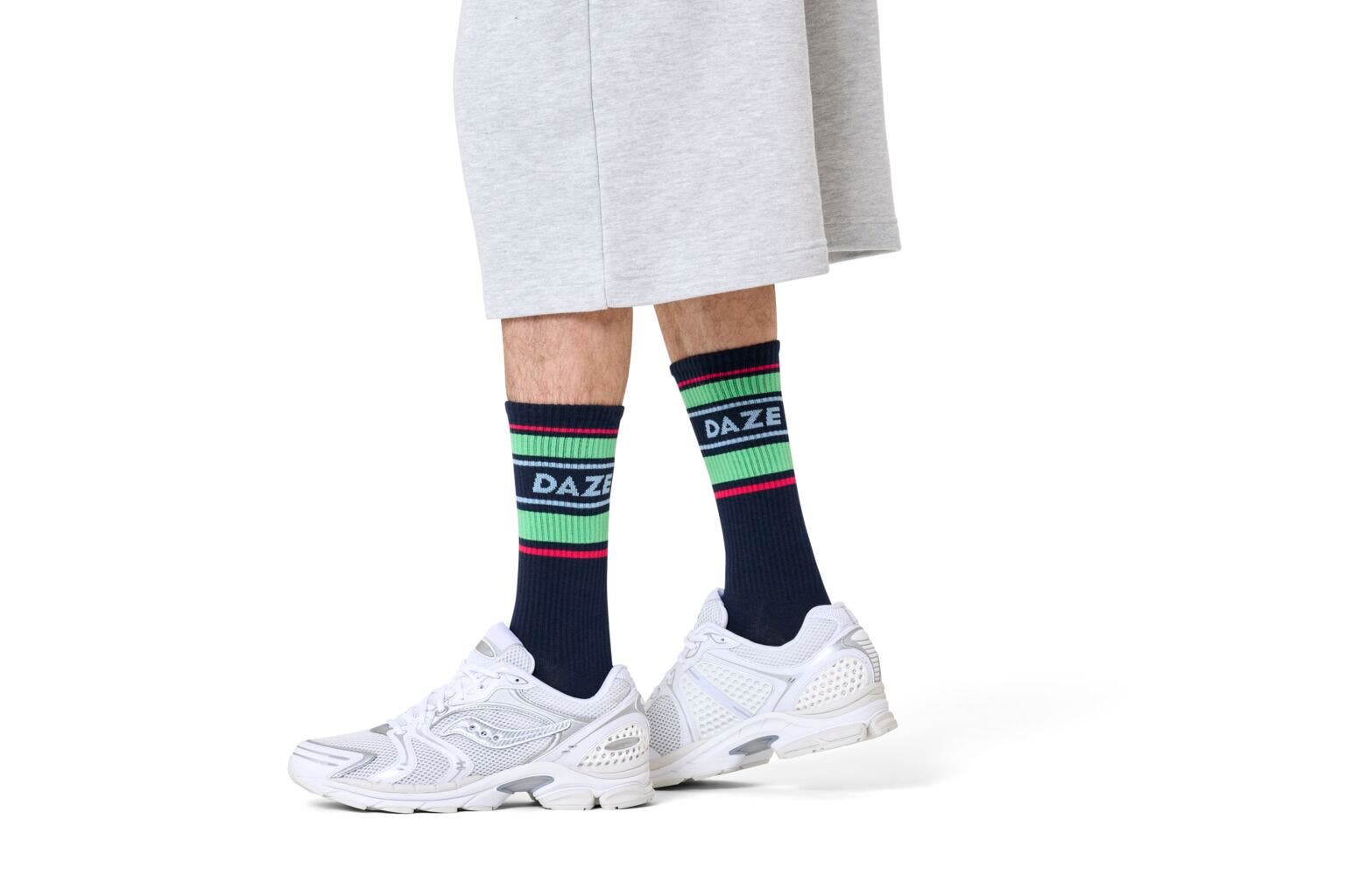 Happy Socks Daze Sneaker Sock, unisex sokken, navy