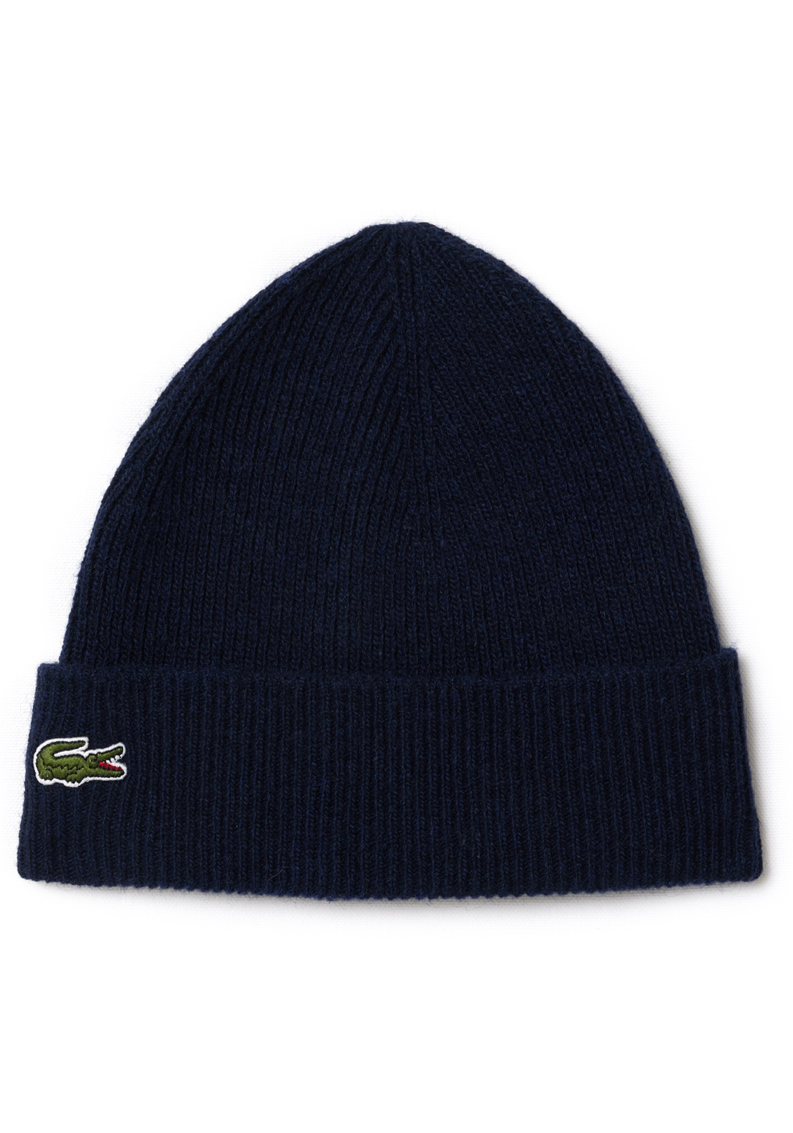 Lacoste muts en sjaal wol, unisex gebreide muts en sjaal, donkerblauw Lacoste muts en sjaal wol, unisex gebreide muts en sjaal, donkerblauw