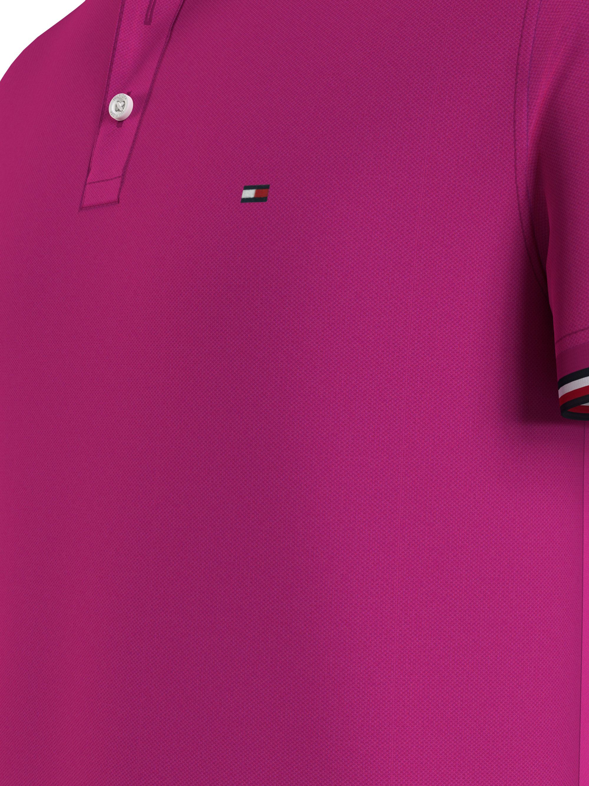 Tommy Hilfiger 1985 Rwb Tipped Slim Polo, heren poloshirt, roze