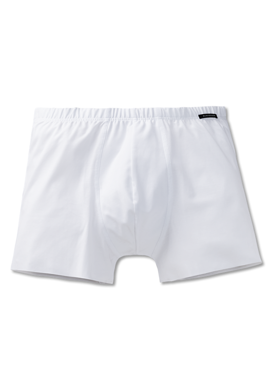 SCHIESSER Laser Cut boxer (1-pack), heren short interlock naadloos wit SCHIESSER Laser Cut boxer (1-pack), heren short interlock naadloos wit