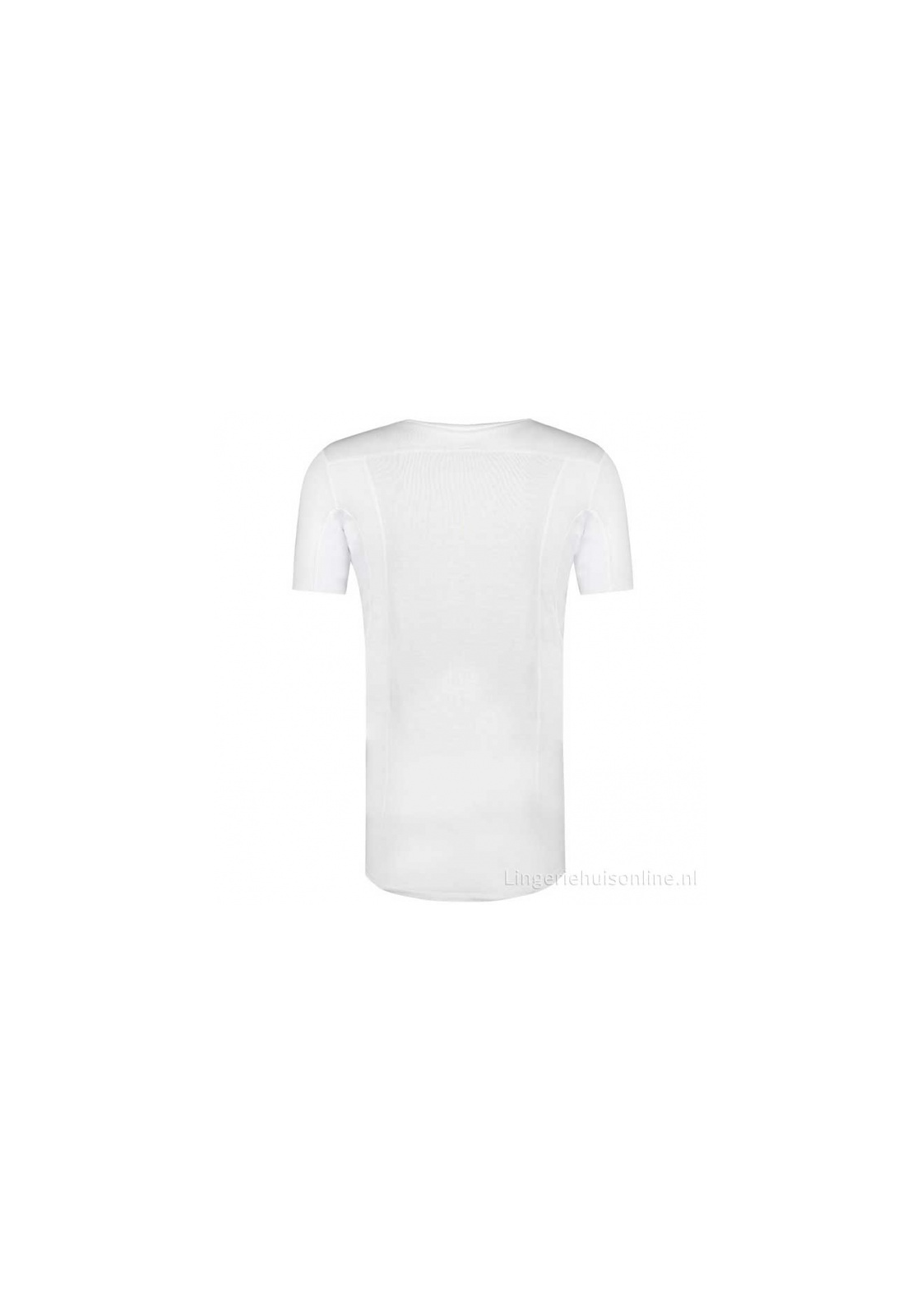 RJ-bodywear-sweatproof-37-061-t-shirt-extra-lange-rug-1 RJ Bodywear Sweatproof T-shirt (1-pack), heren T-shirt met anti zweet oksels en rug, V-hals, wit