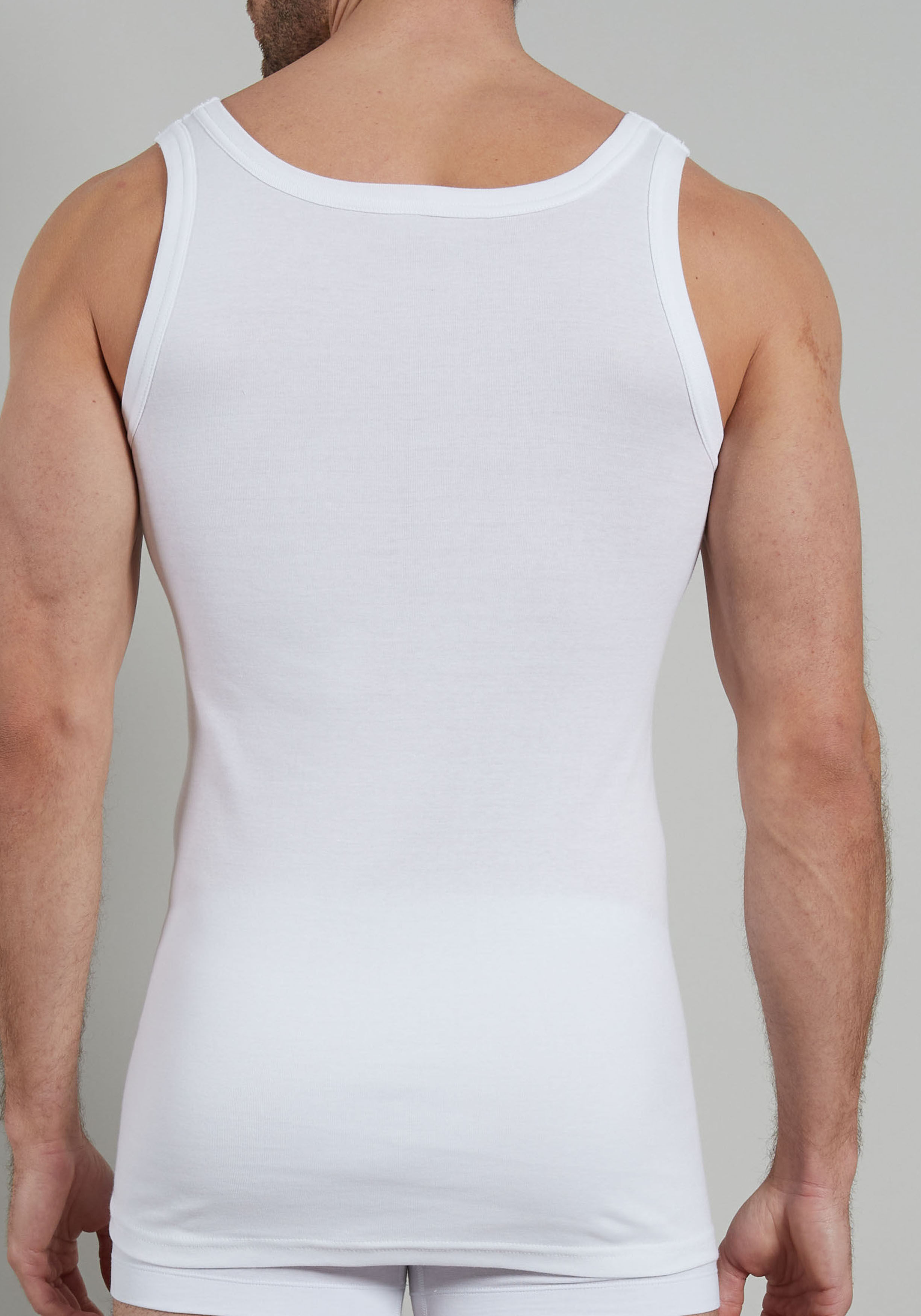 Gotzburg heren singlet O-hals (1-pack), wit