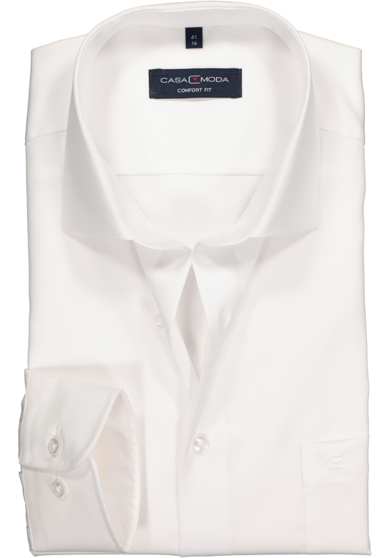 CASA MODA comfort fit overhemd, mouwlengte 72 cm, wit twill CASA MODA comfort fit overhemd, mouwlengte 72 cm, wit twill