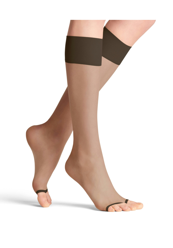 FALKE Shelina toeless 12 DEN dames kniekousen, bruin (espresso) FALKE Shelina toeless 12 DEN dames kniekousen, bruin (espresso)