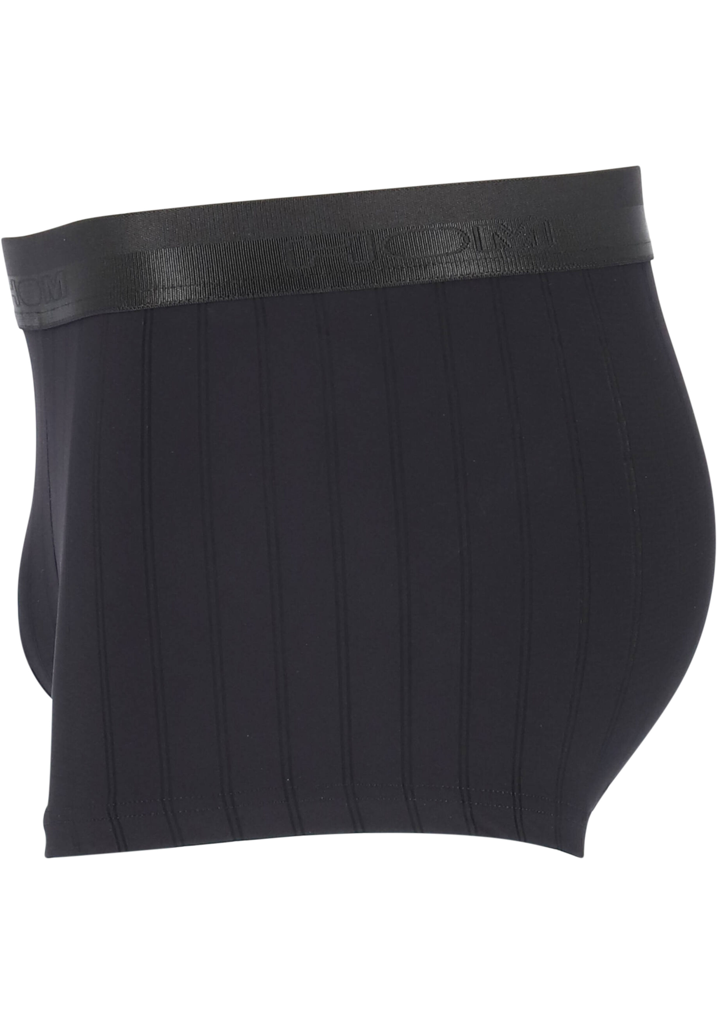 HOM Chic boxer briefs (1-pack), heren boxer microfiber kort, zwart