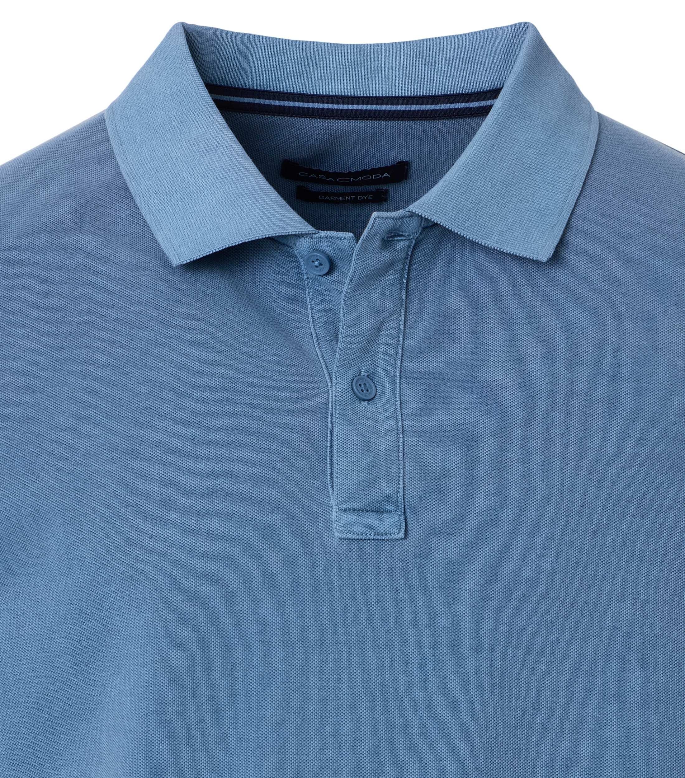 CASA MODA comfort fit heren polo, aqua