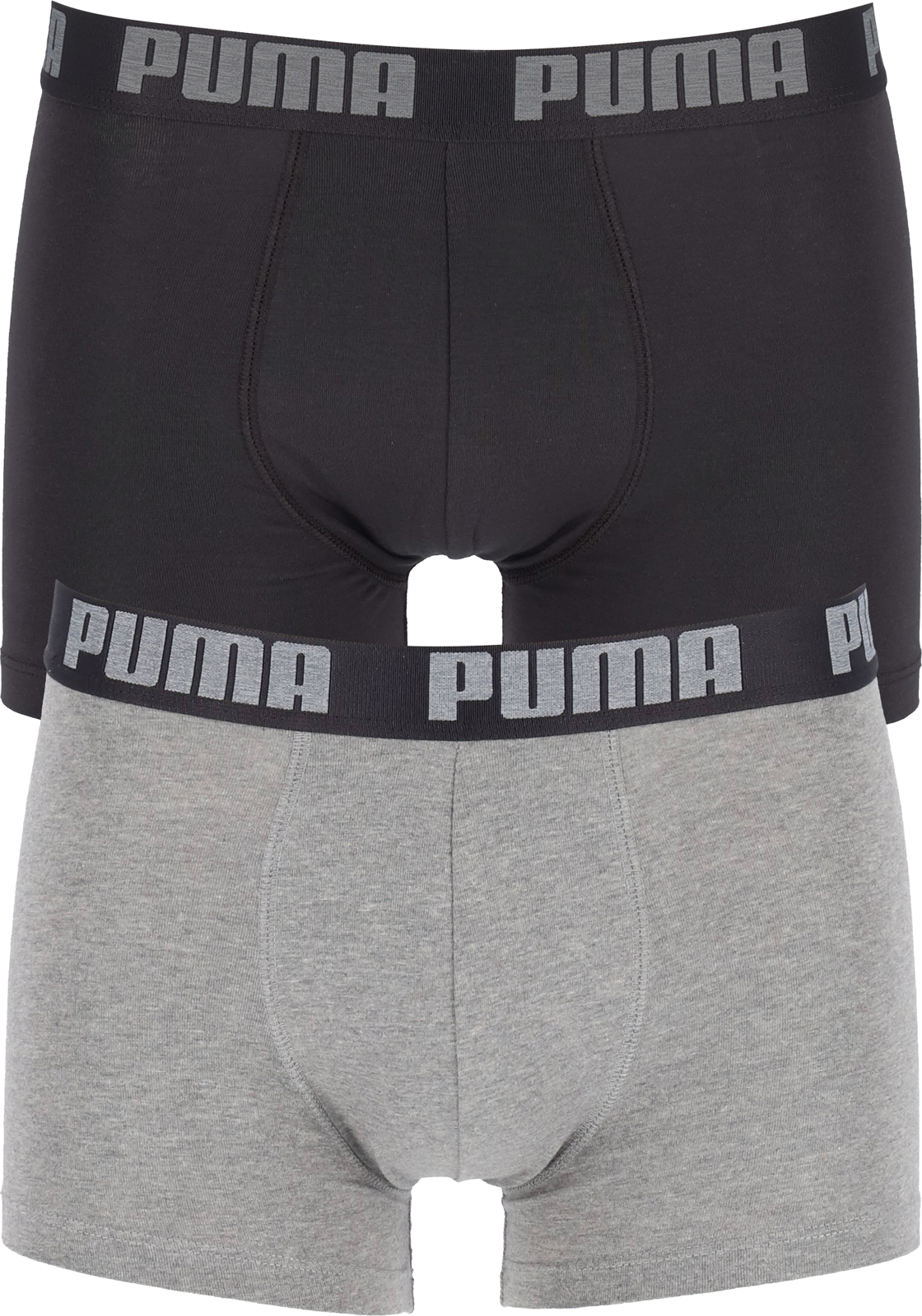 1-8718824338767-puma_boxers-2p_HR Puma Basic Boxer heren (2-pack), zwart en donkergrijs