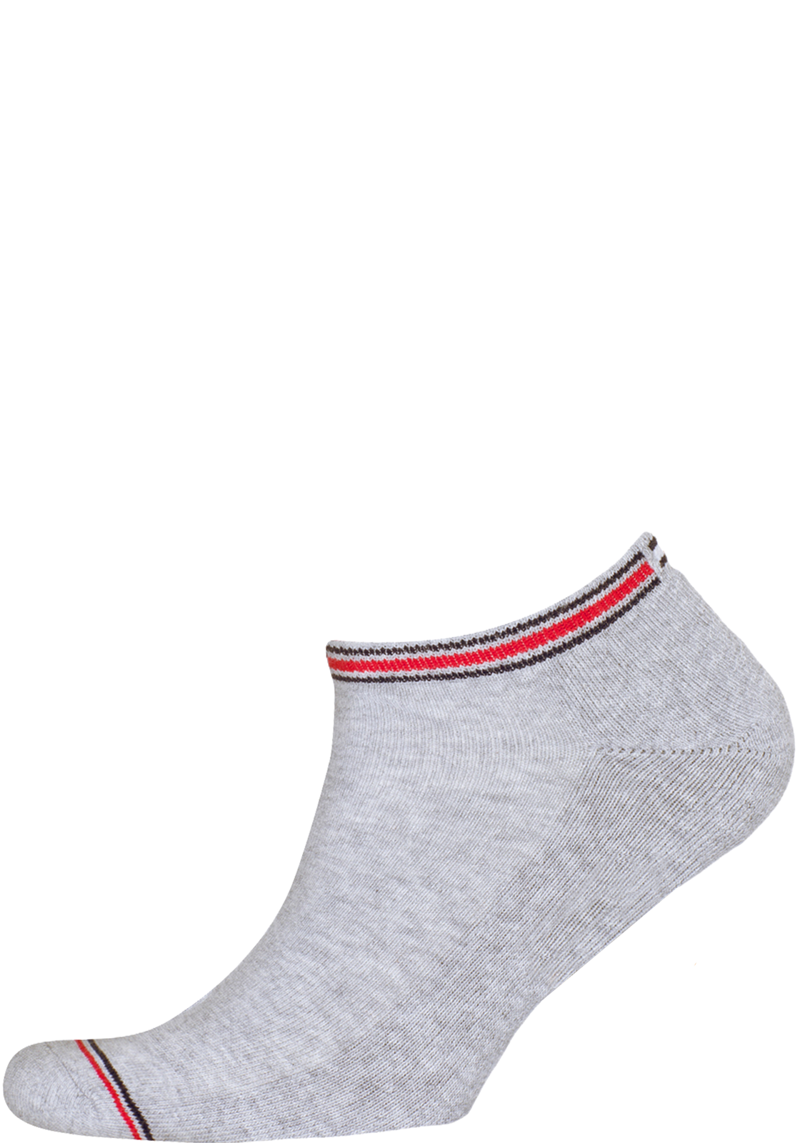 1-8718824976280-tommy_hilfiger-sokken-2p_HR Tommy Hilfiger Iconic Sports Sneaker Socks (2-pack), heren sport enkelsokken, grijs
