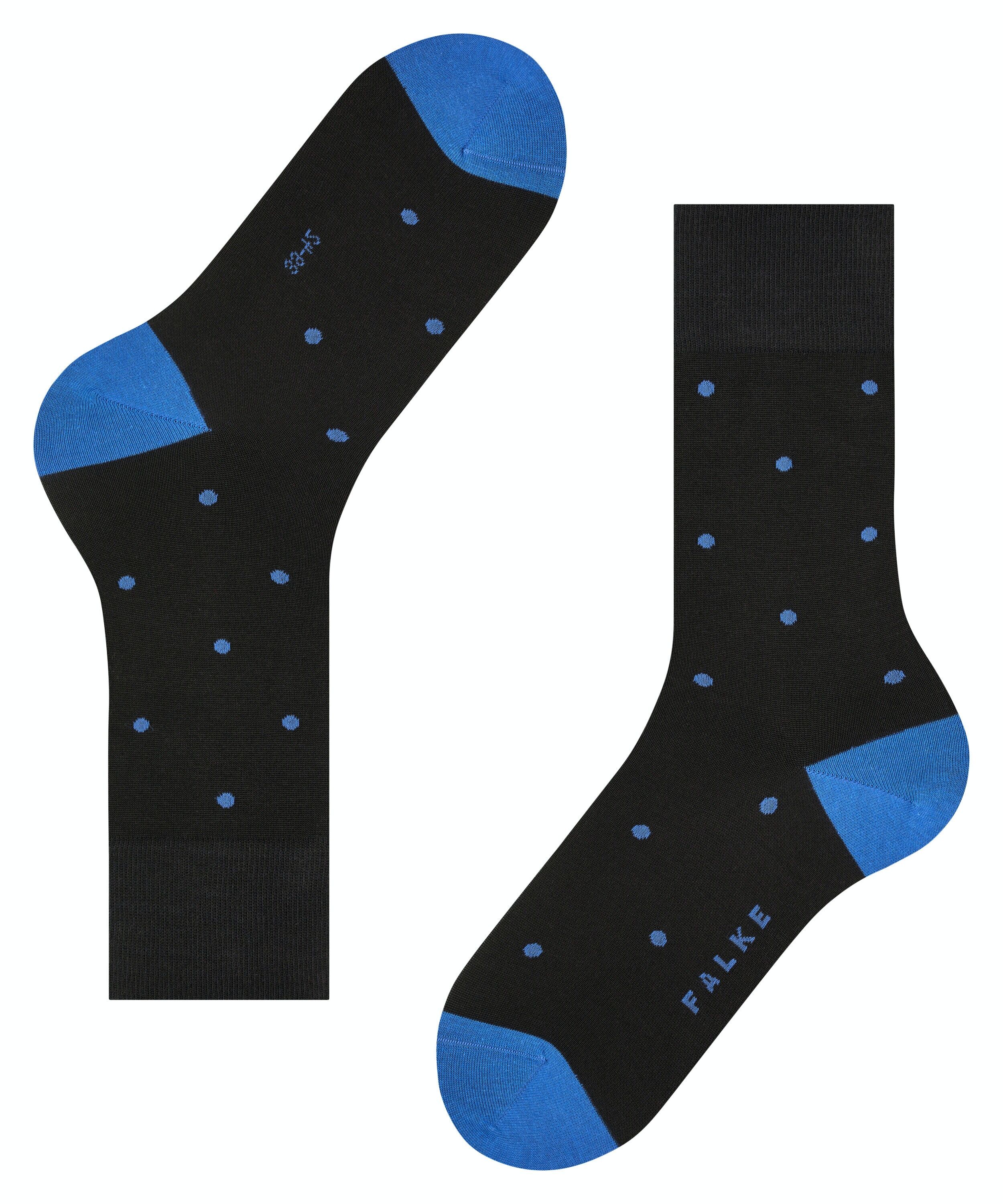 FALKE Dot herensokken, zwart (black-mix)