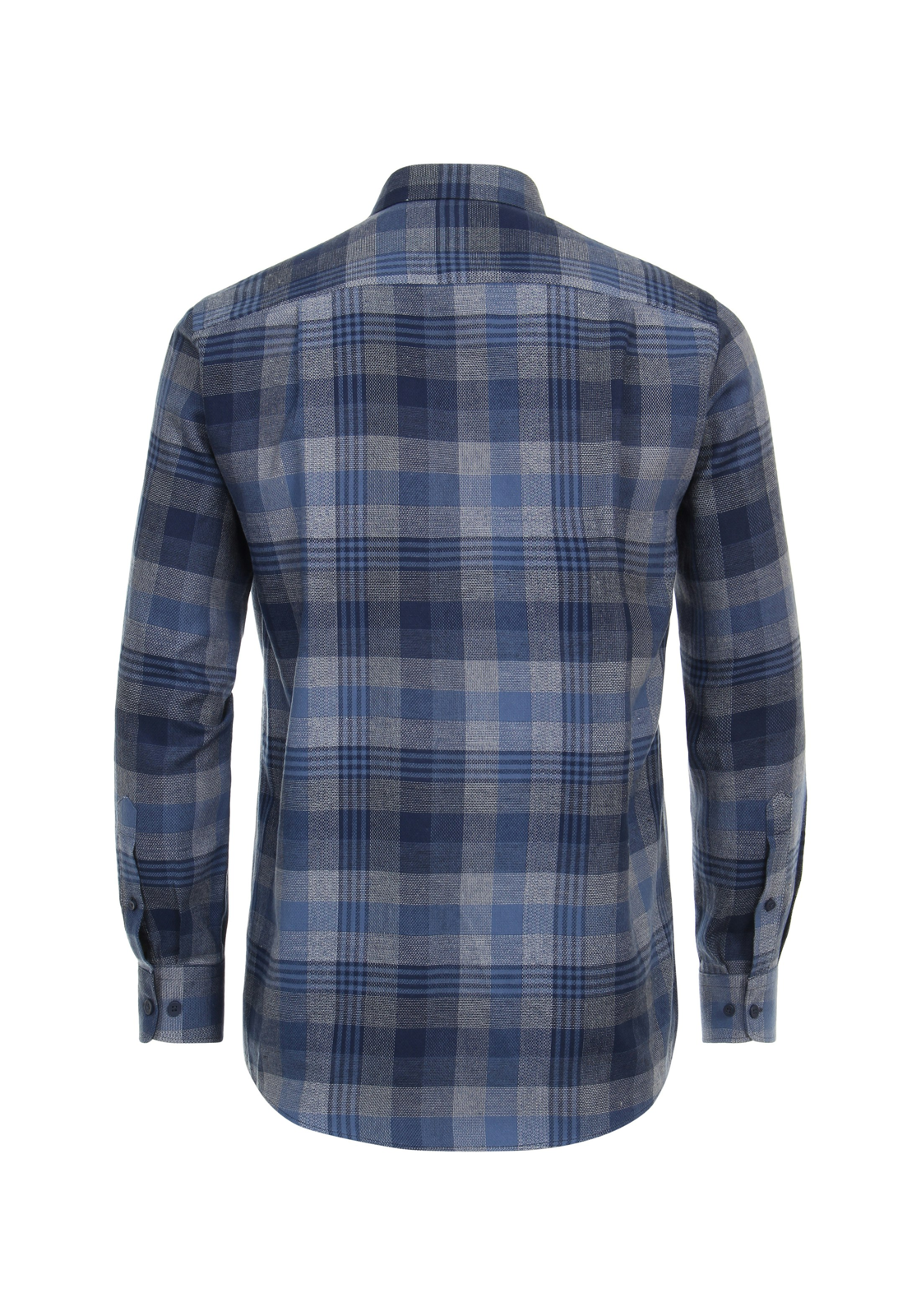 Redmond comfort fit overhemd, popeline, blauw geruit - 242080111-10 Redmond comfort fit overhemd, popeline, blauw geruit - 242080111-10