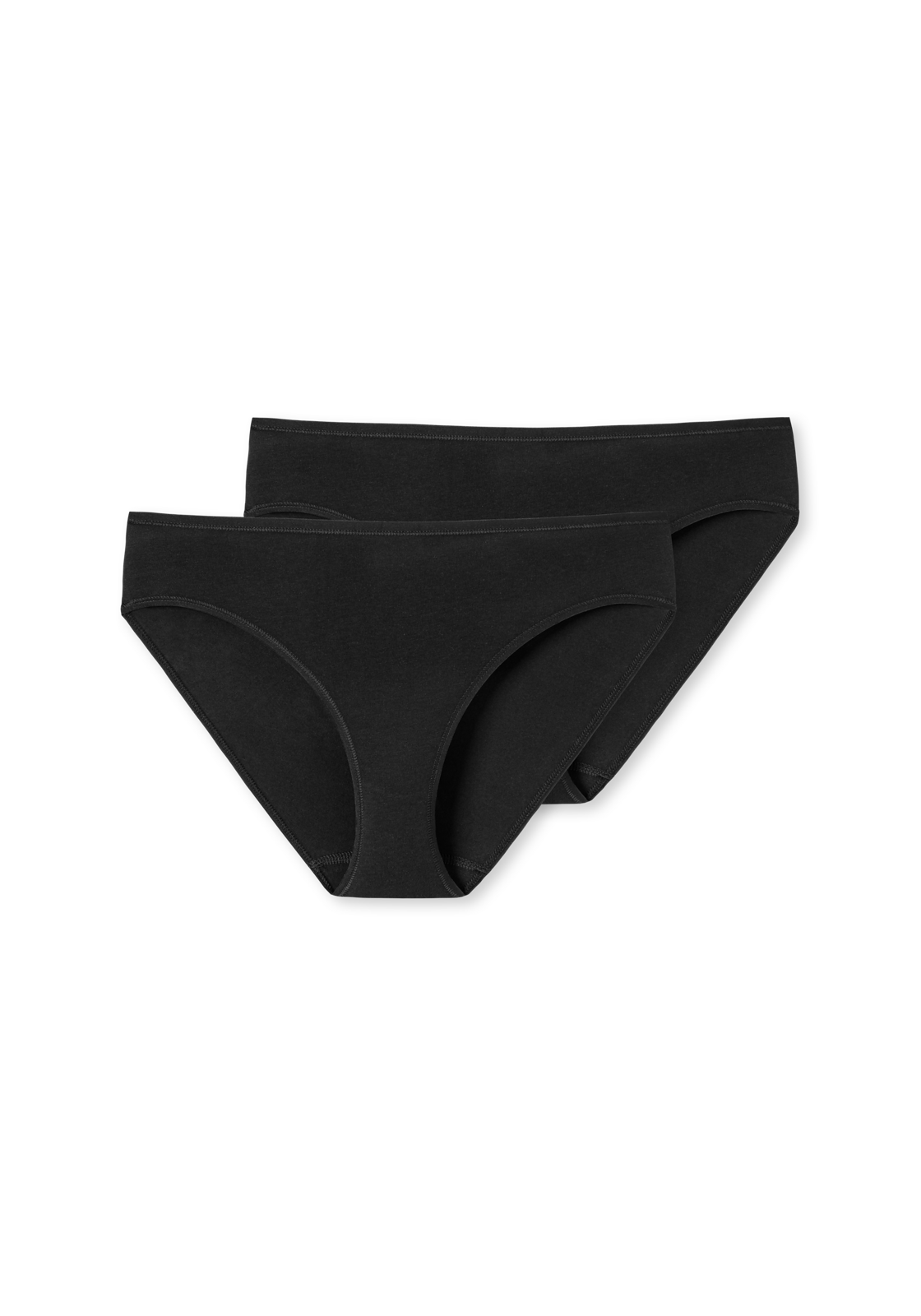 image_2_174385-000_2_1280x1280 SCHIESSER 95/5 slip (2-pack), dames tai biologisch katoen zwart