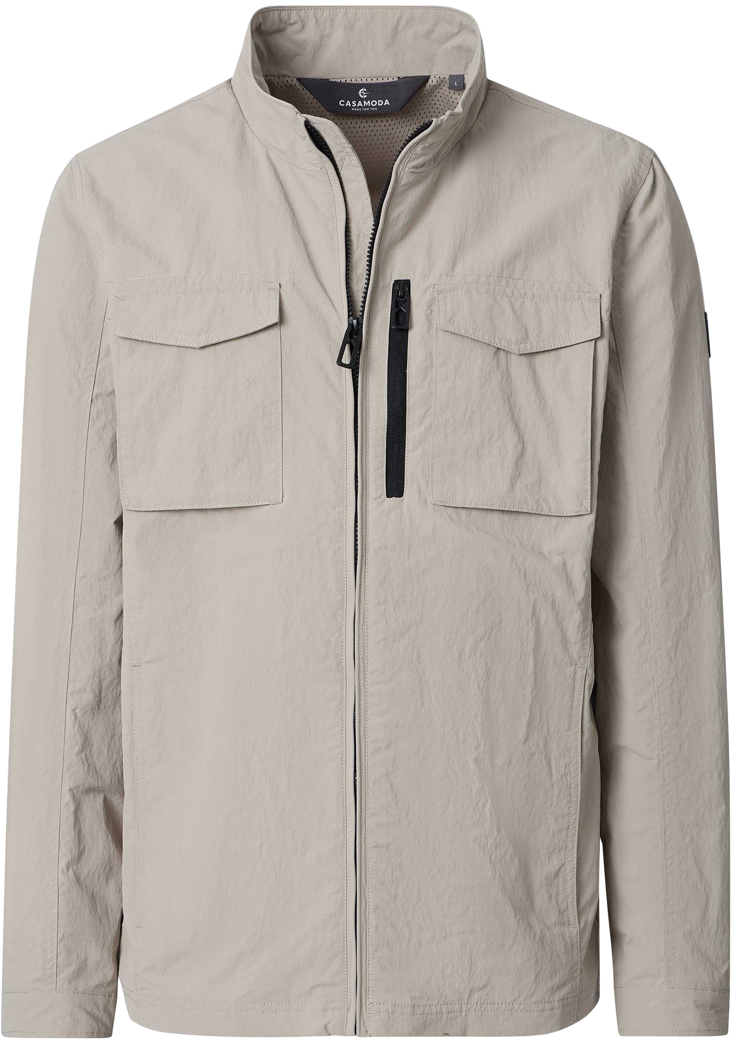 CASA MODA comfort fit tussenjas, beige, zwart