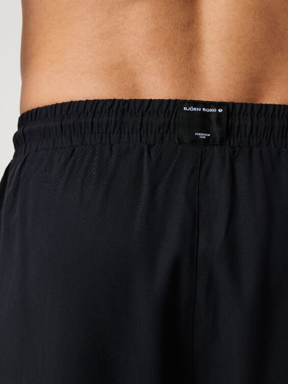 Bjorn Borg Lyocell Resort Shorts, heren korte broek, zwart