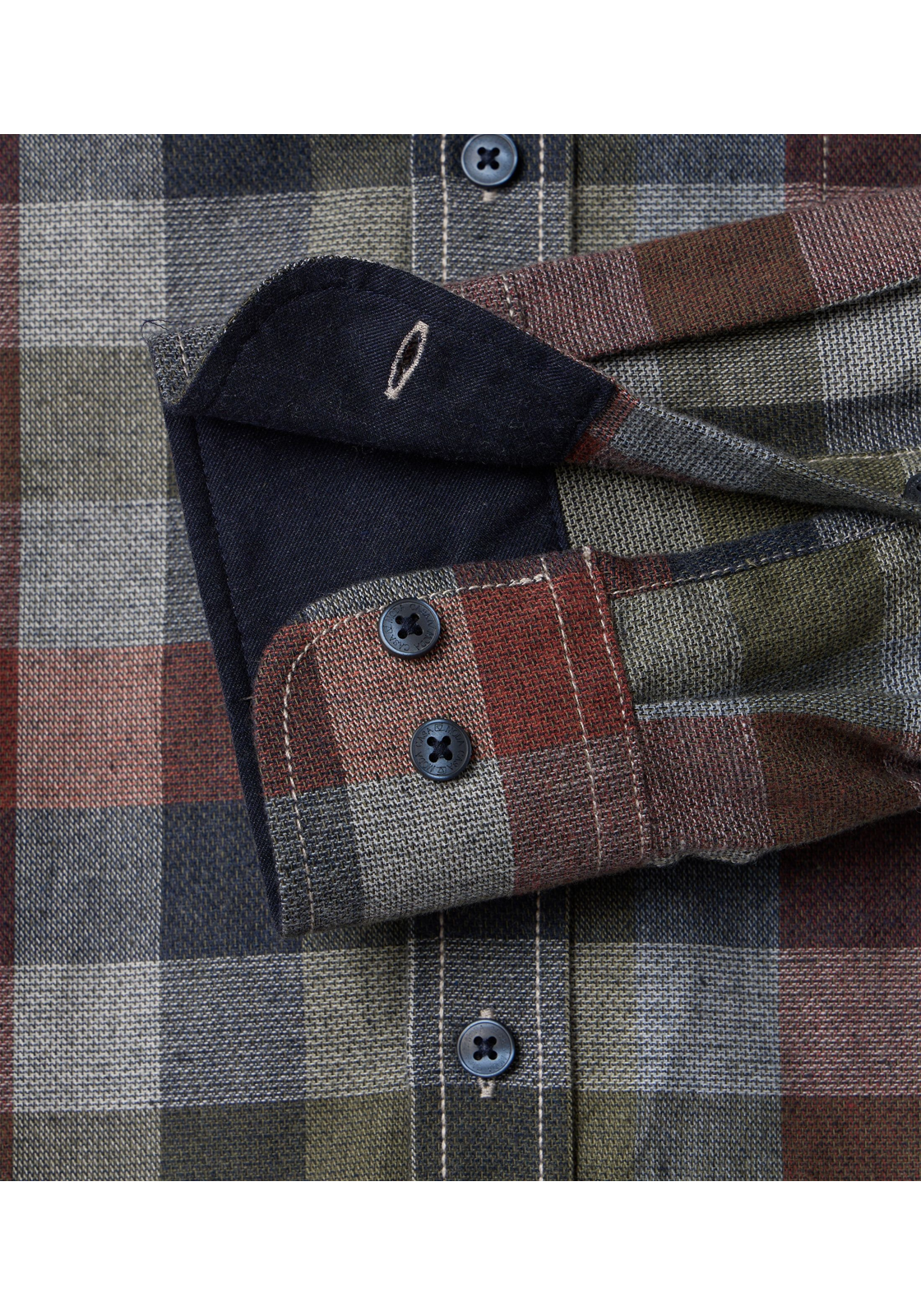 CASA MODA Sport casual fit overhemd, dobby, rood geruit - 444305700-453 CASA MODA Sport casual fit overhemd, dobby, rood geruit - 444305700-453