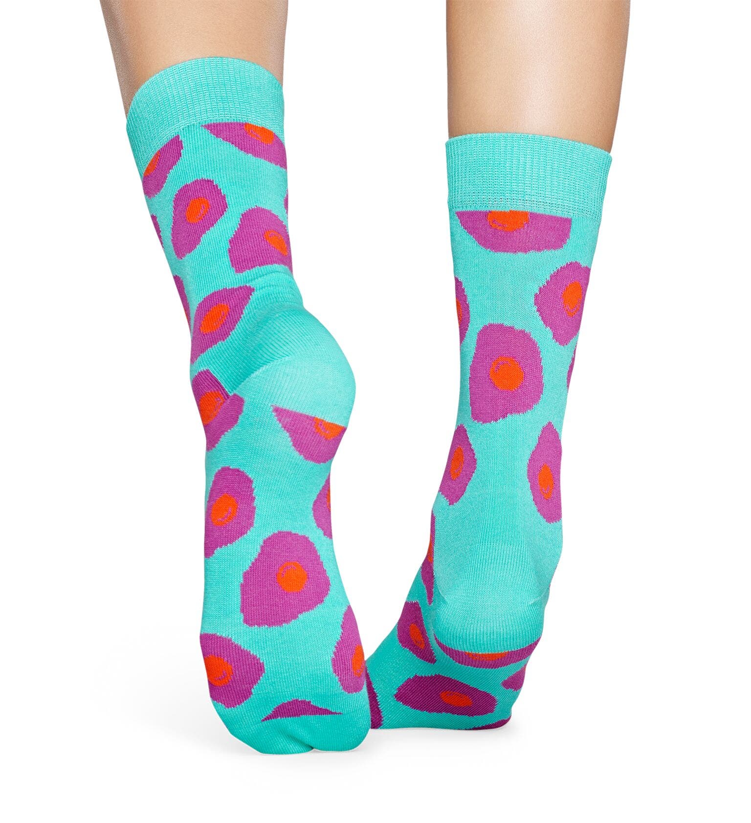 Happy Socks Sunny Side Up Sock, unisex sokken, lichtgroen
