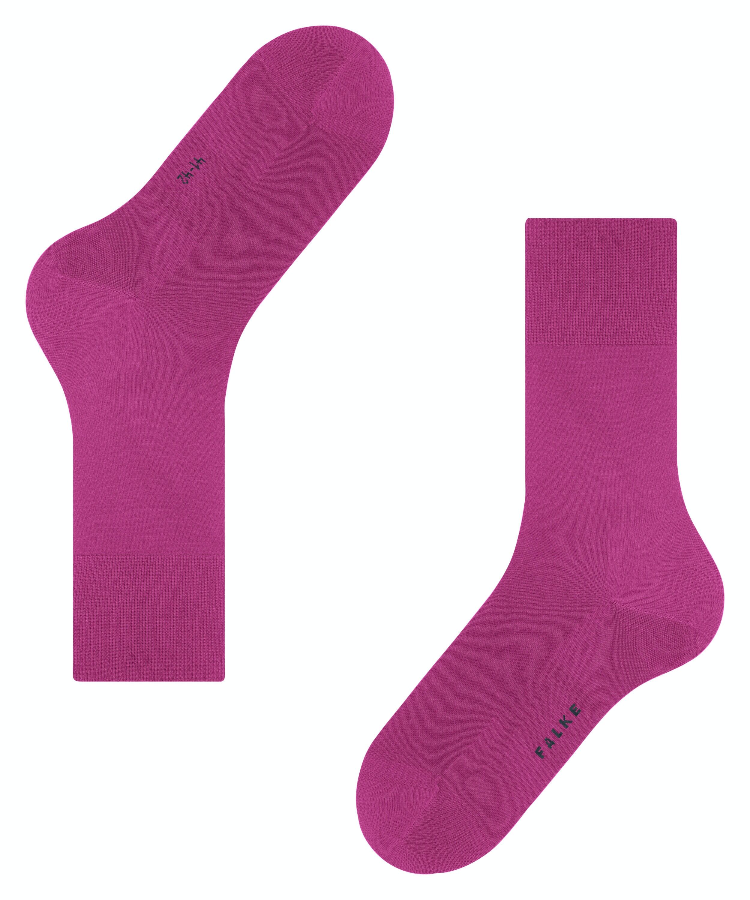 FALKE ClimaWool herensokken, roze (berry)