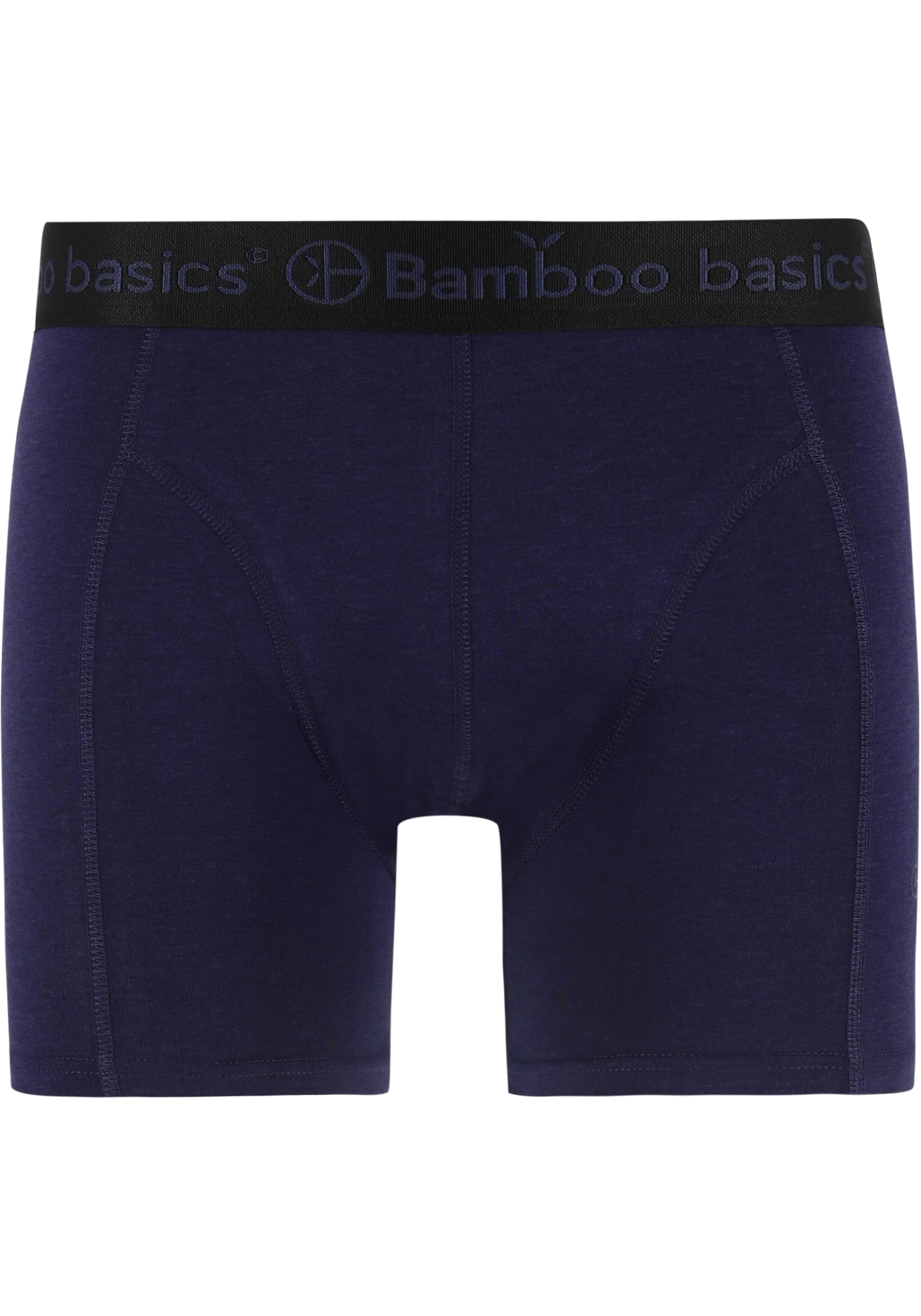 Bamboo Basics Rico boxershorts (3-pack), heren boxershort, zwart, legergroen, donkerblauw